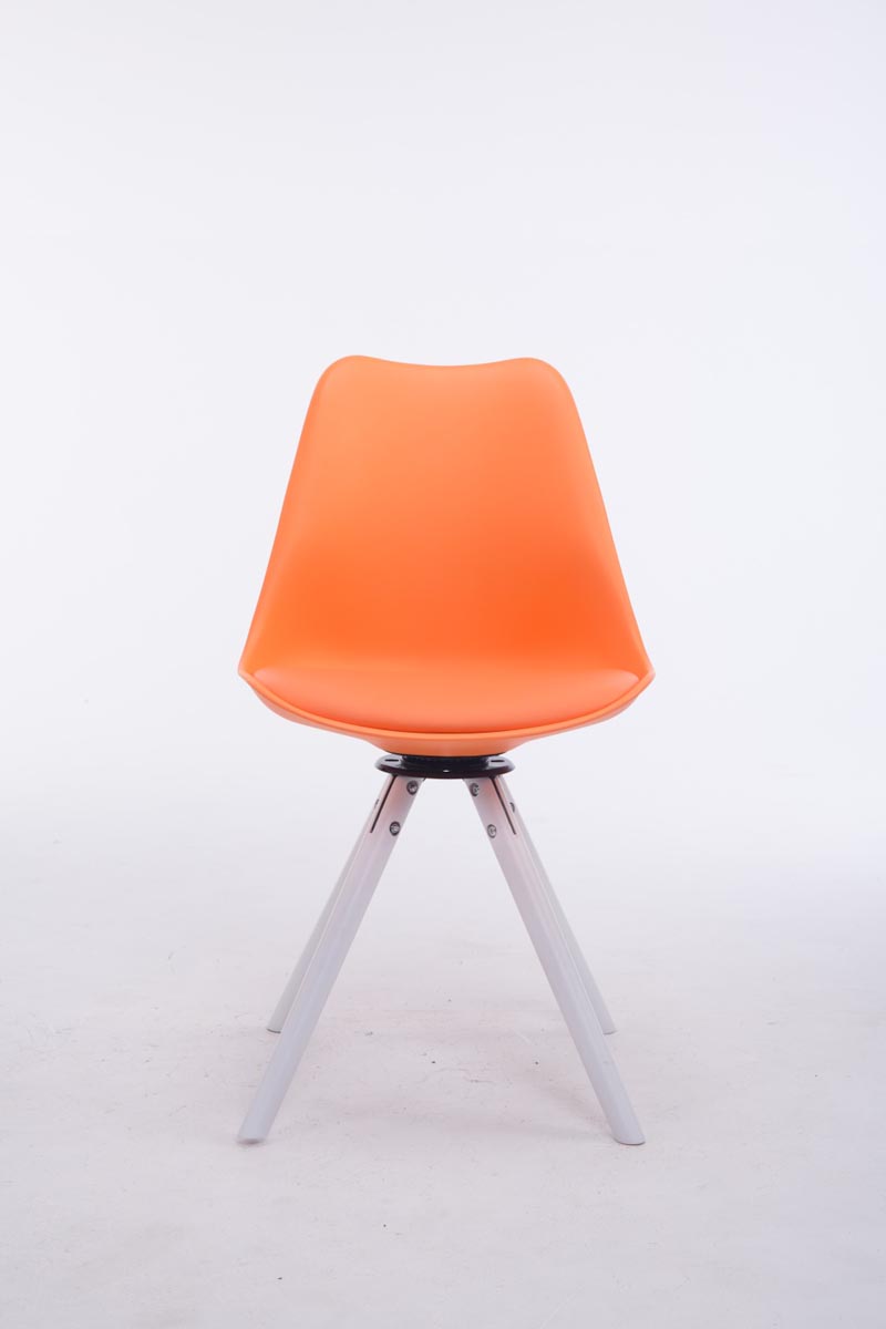 Sedia design Troyes Girevole Similpelle Rotondo