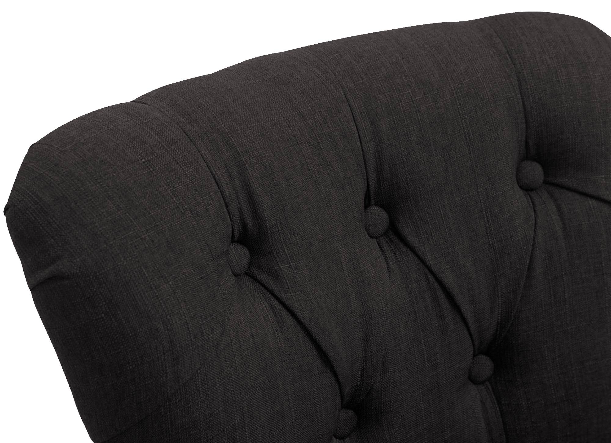 Sgabello Lakewood stoffa antico-scuro