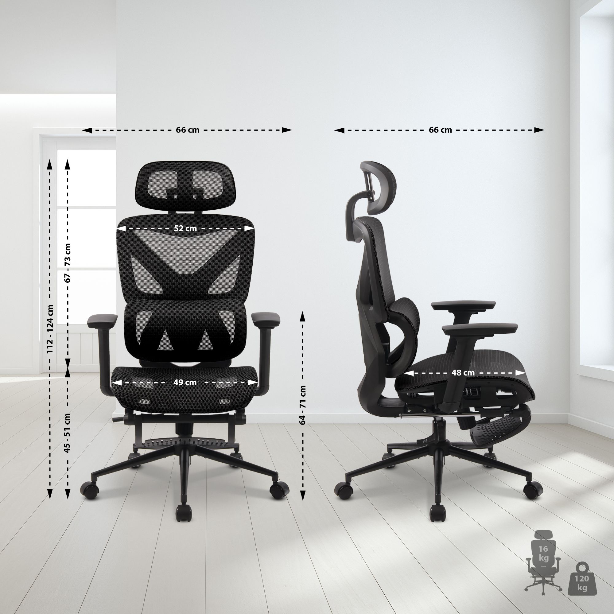 Sedia da ufficio Reston