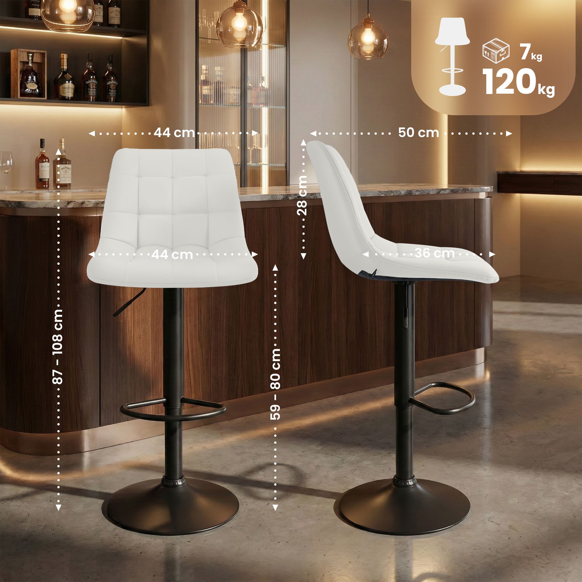 Sgabello da bar Mapun