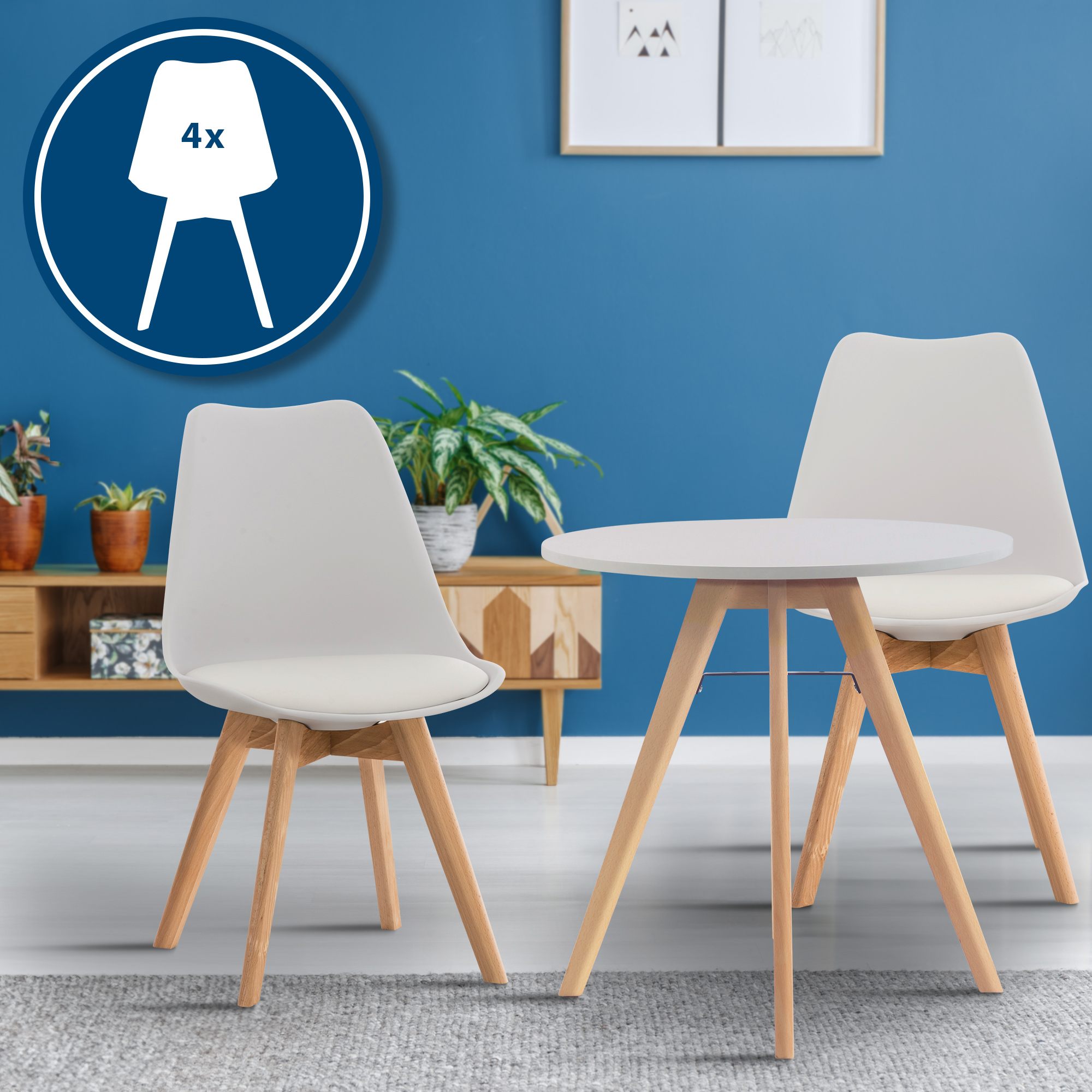 Set da pranzo Livik Ø 75 cm