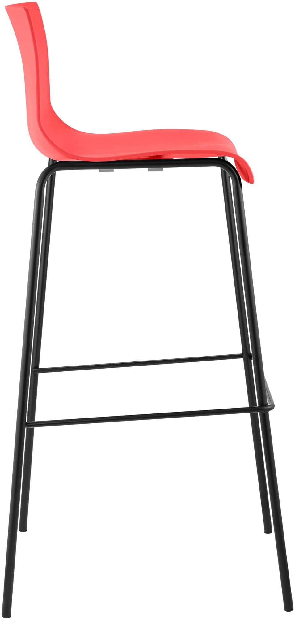 Set di 2 sgabelli da bar Hover in plastica con base a 4 gambe