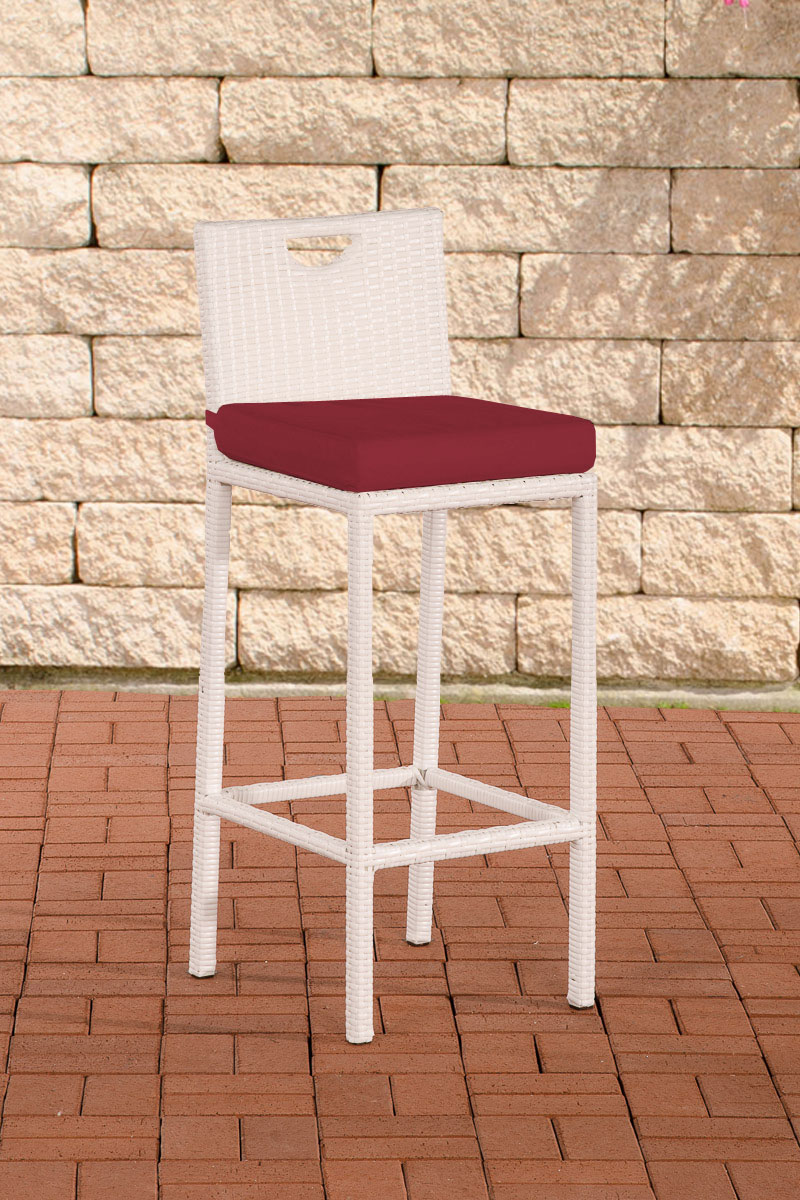 Sgabello Outdoor In Polirattan Mari