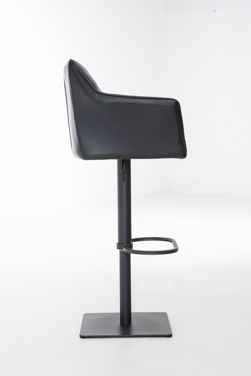 Sgabello da bar Damaso con rivestimento in similpelle