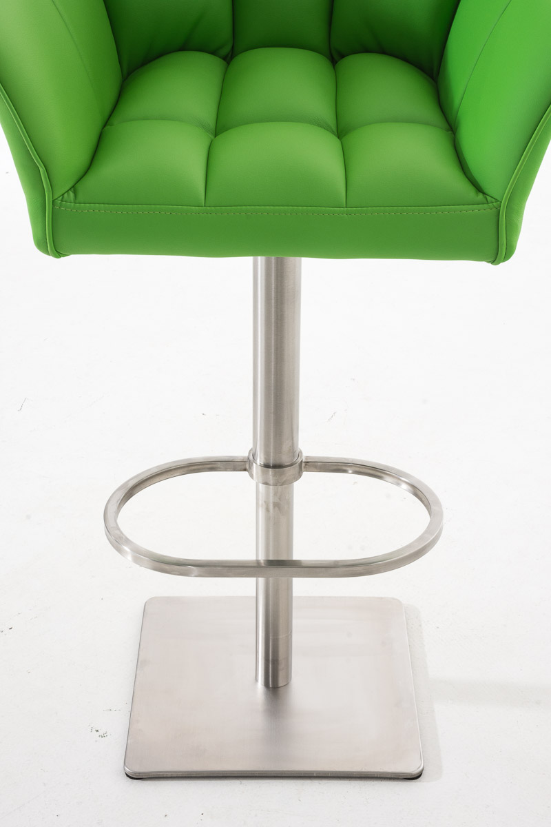 Sgabello da bar Damaso con rivestimento in similpelle