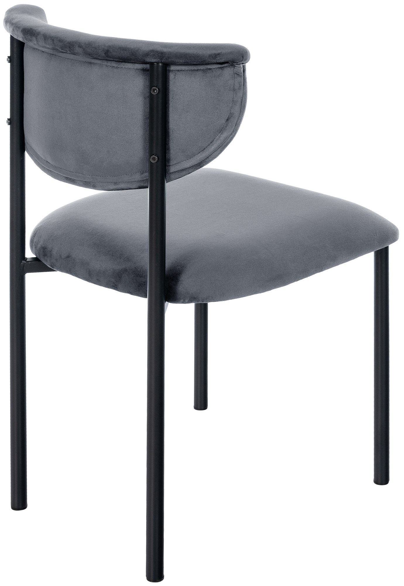 Set di 2 Sedie da Pranzo Gambell in Velluto