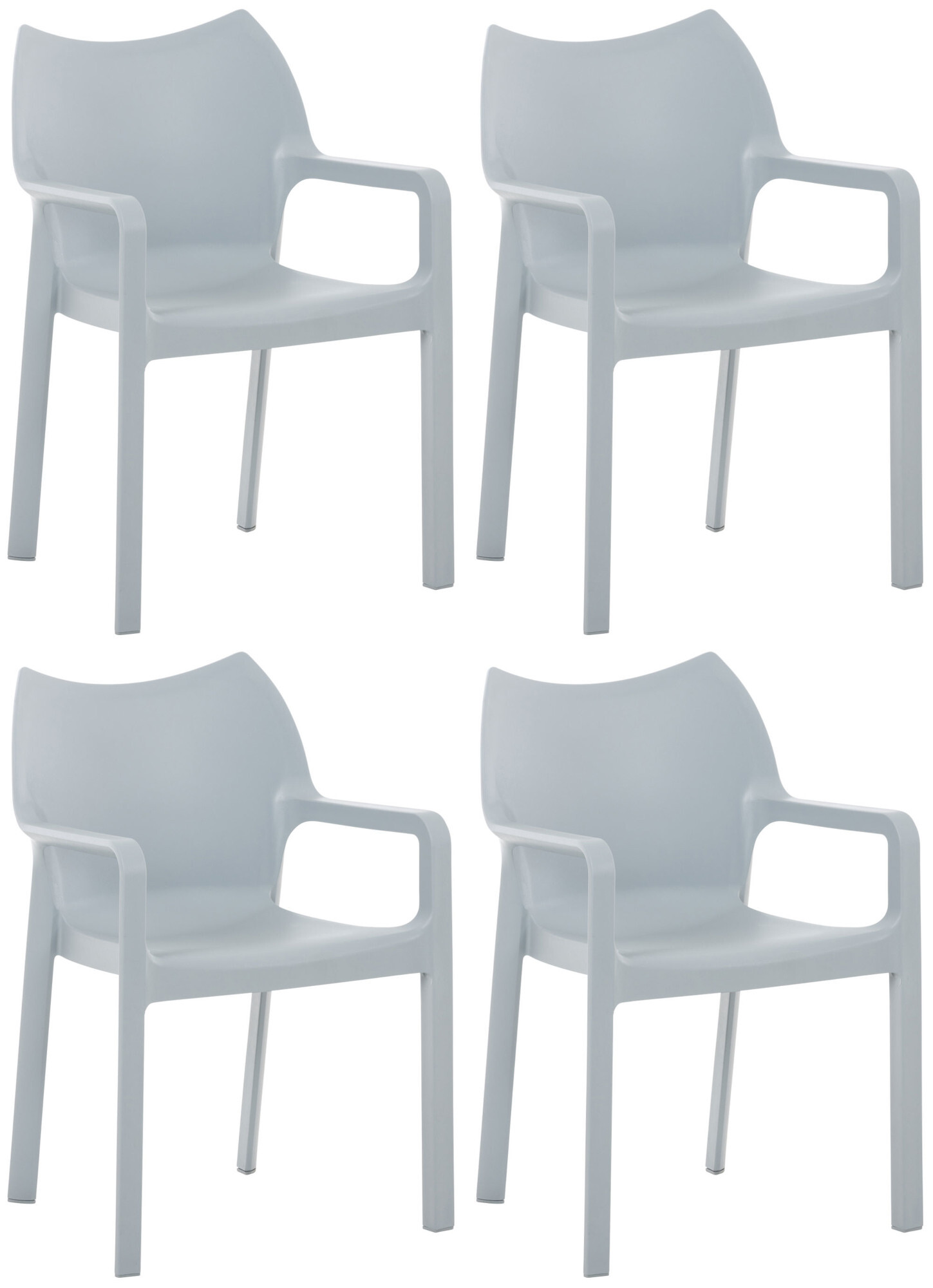 Set di 4 sedie Diva