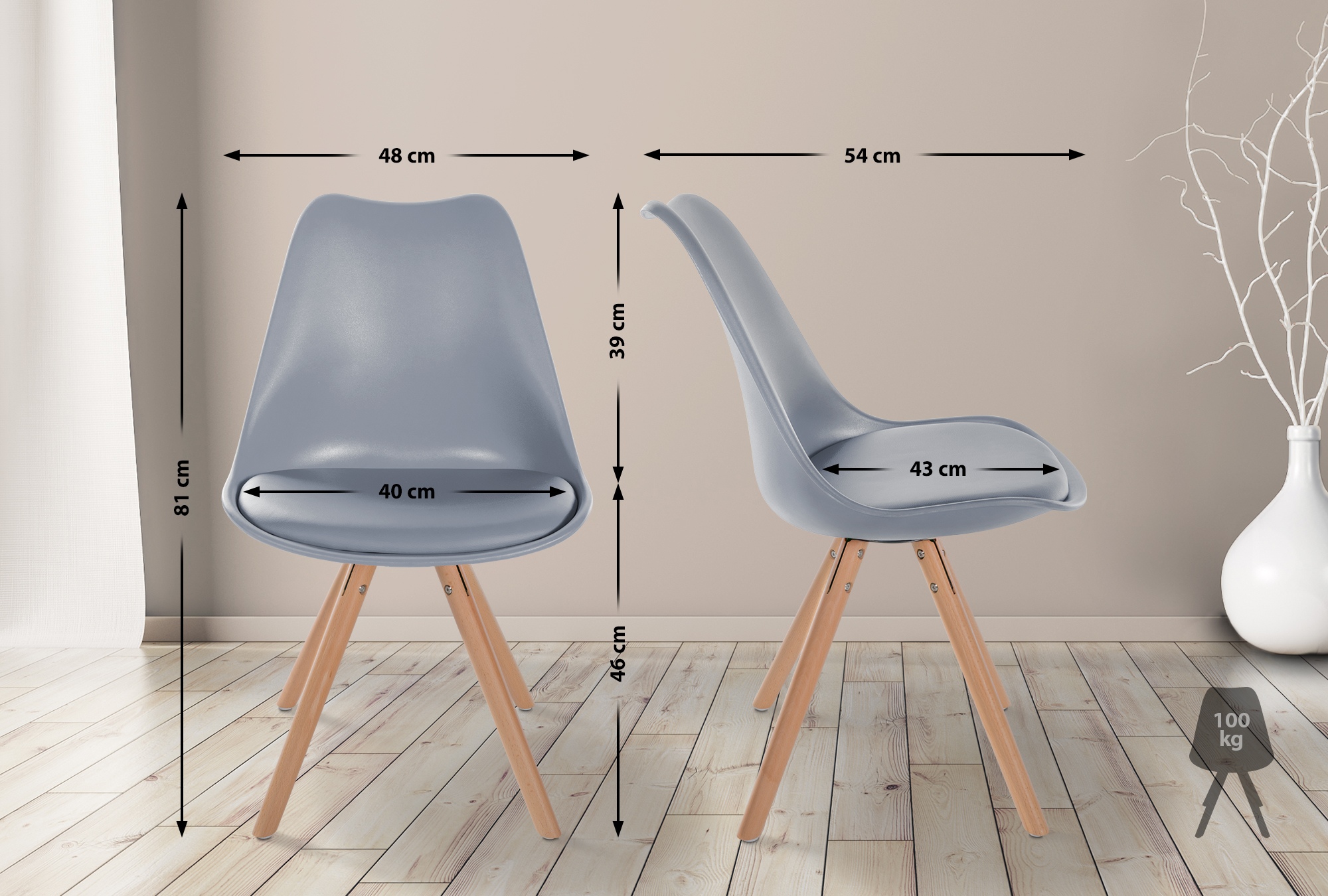 Sedia Sofia in plastica