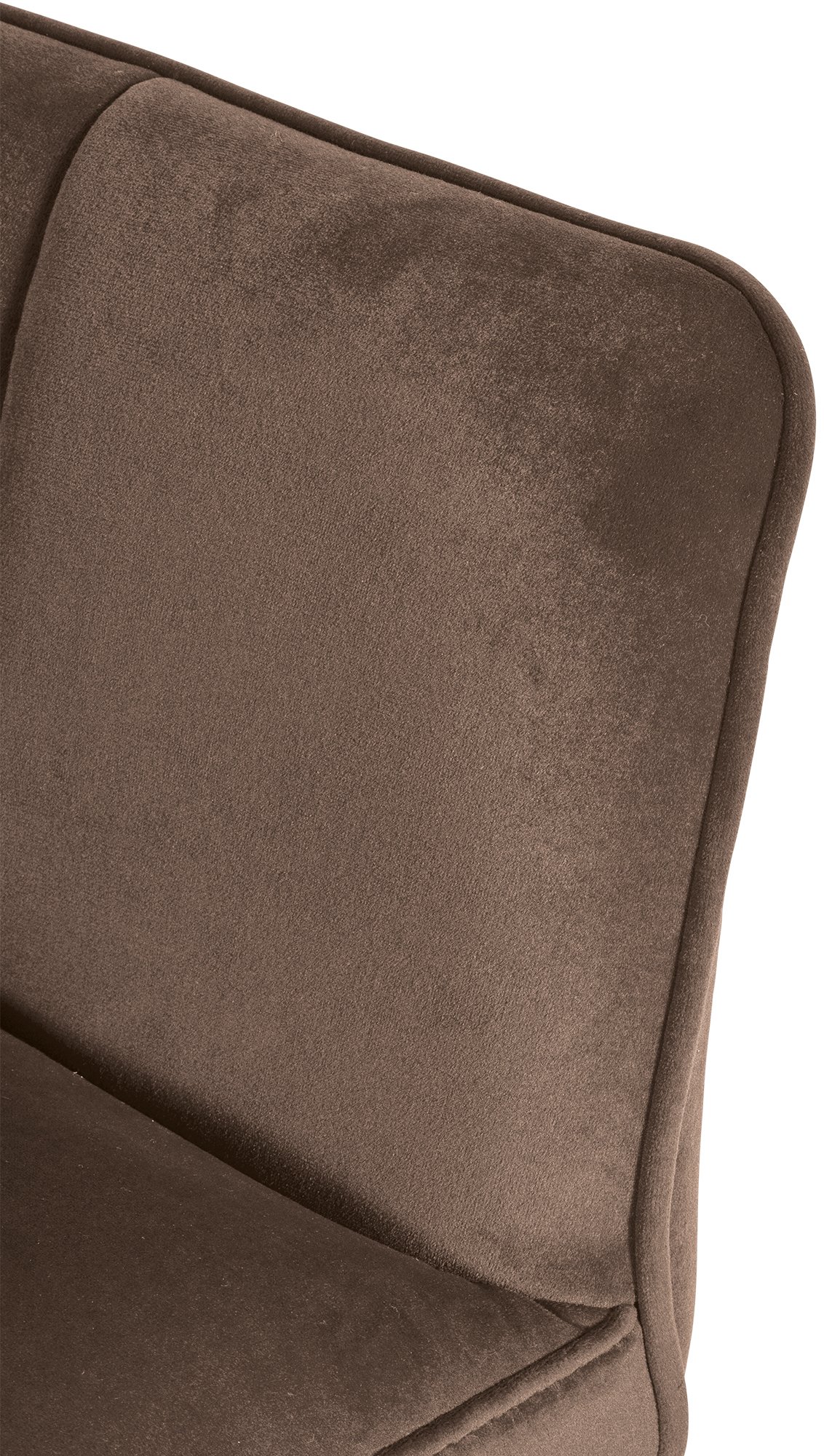 Set di 2 sgabelli bar Damaso in velluto con base a quattro gambe
