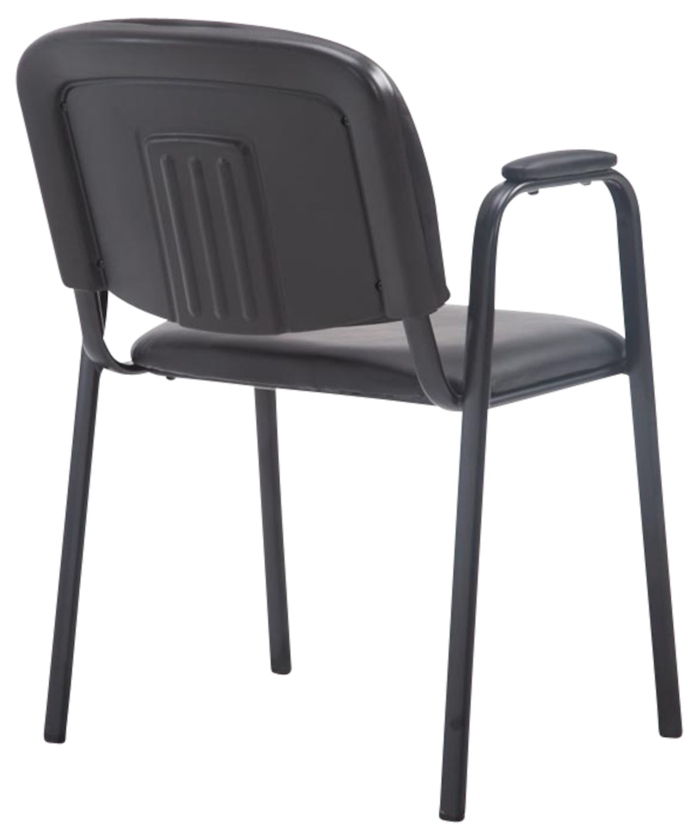 Set di 4 Sedie Impilabili Ken Pro in Ecopelle