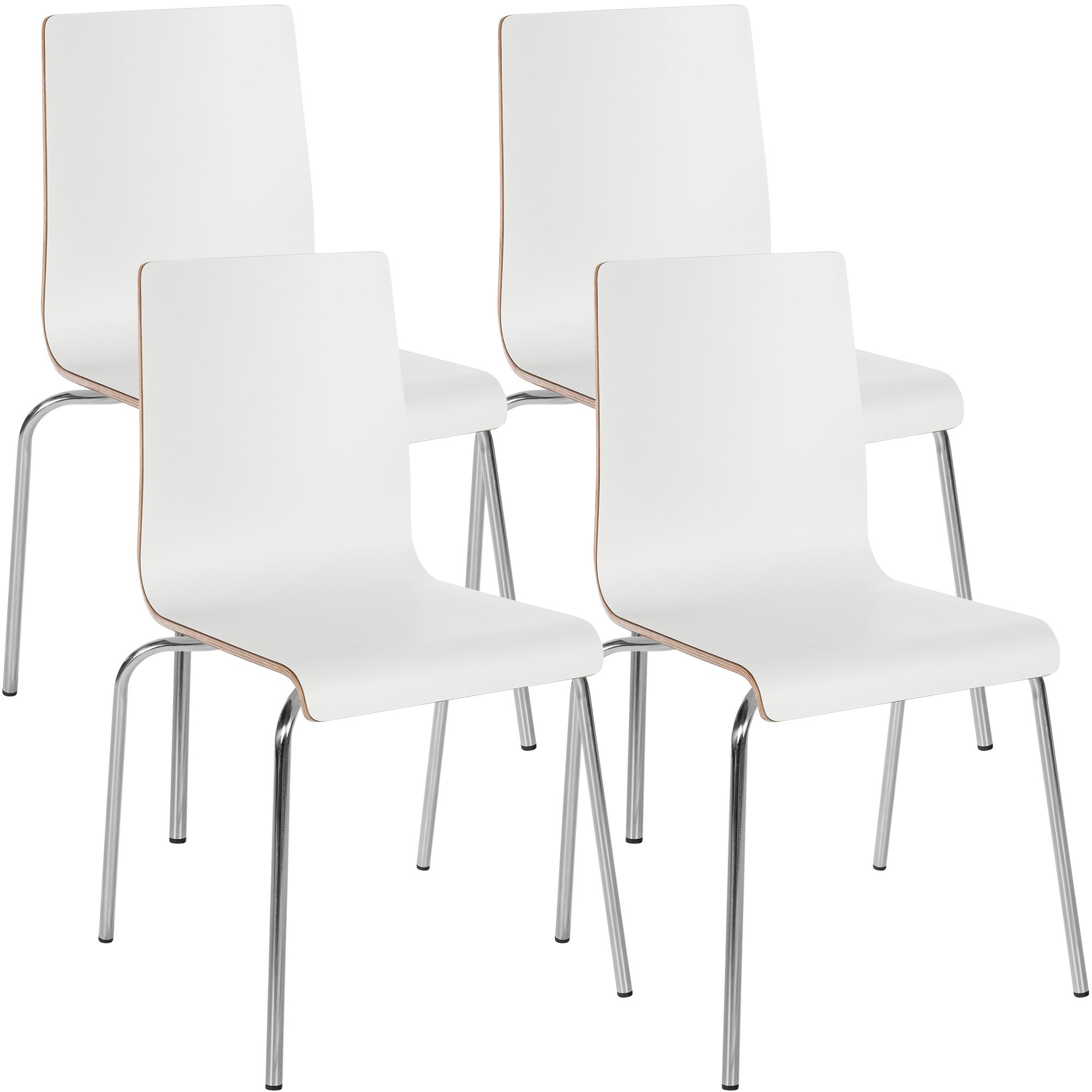 Set da 4 sedie impilabili Gahanna
