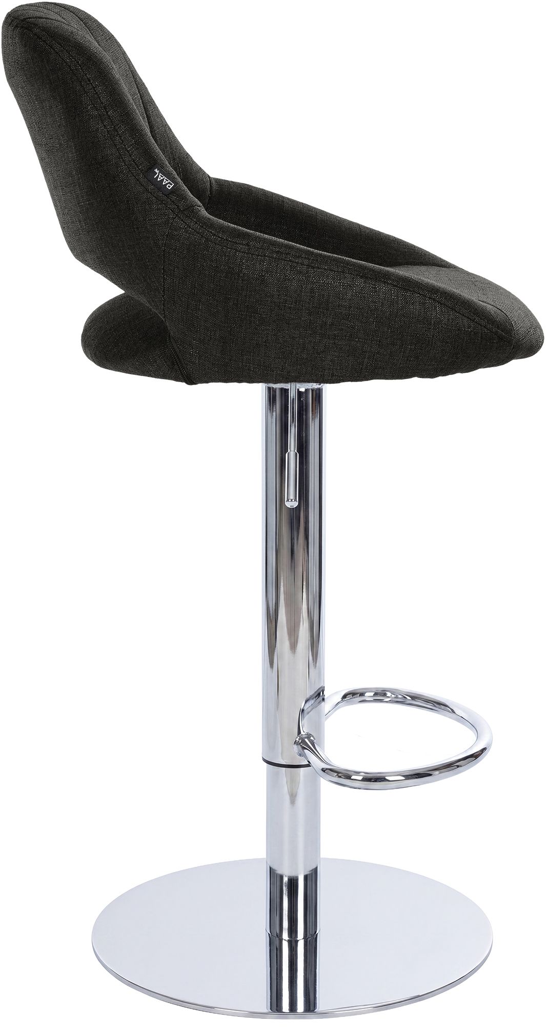 Set di 2 sgabelli da bar Milet cromati con base extra pesante