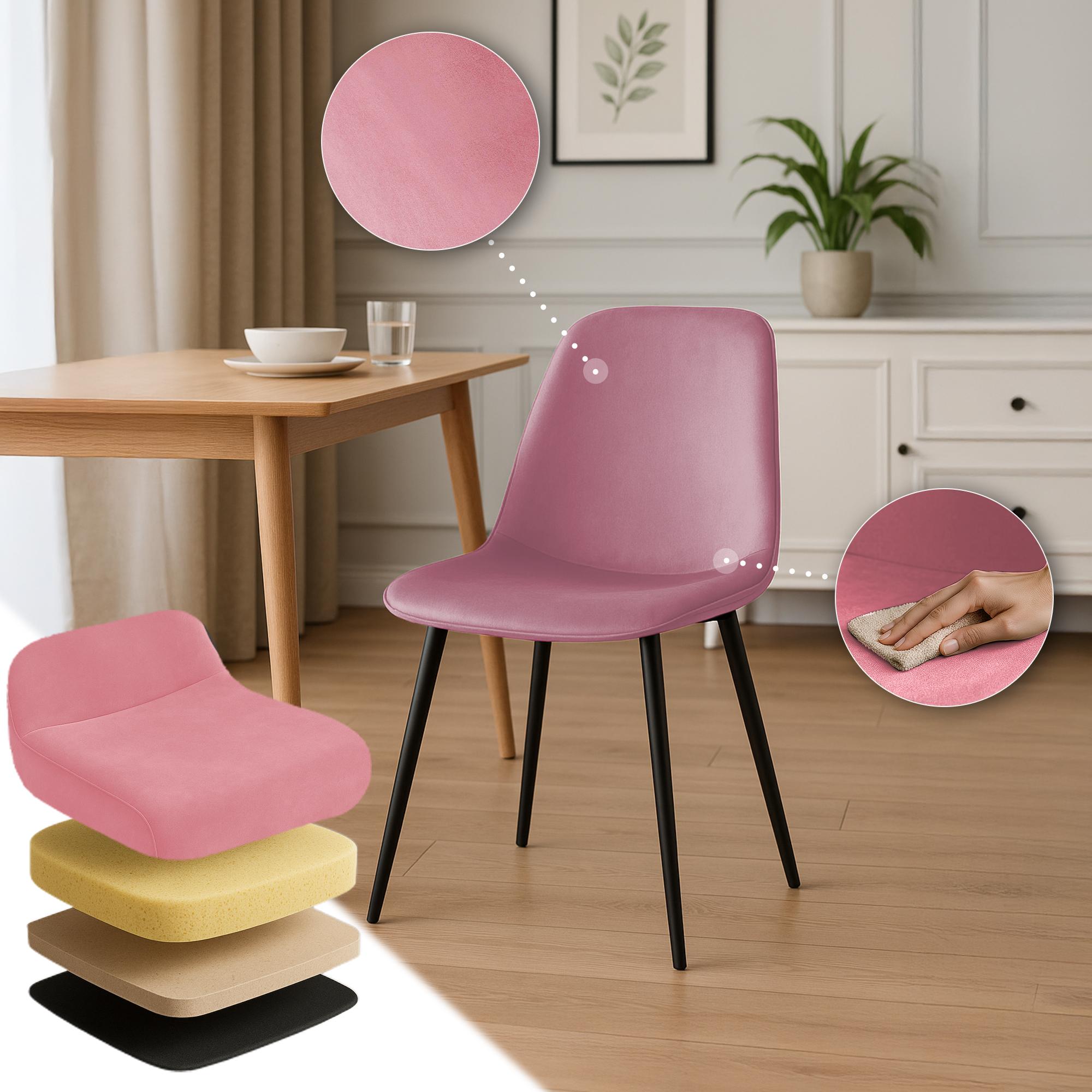 Set di 4 sedie da pranzo Maryam