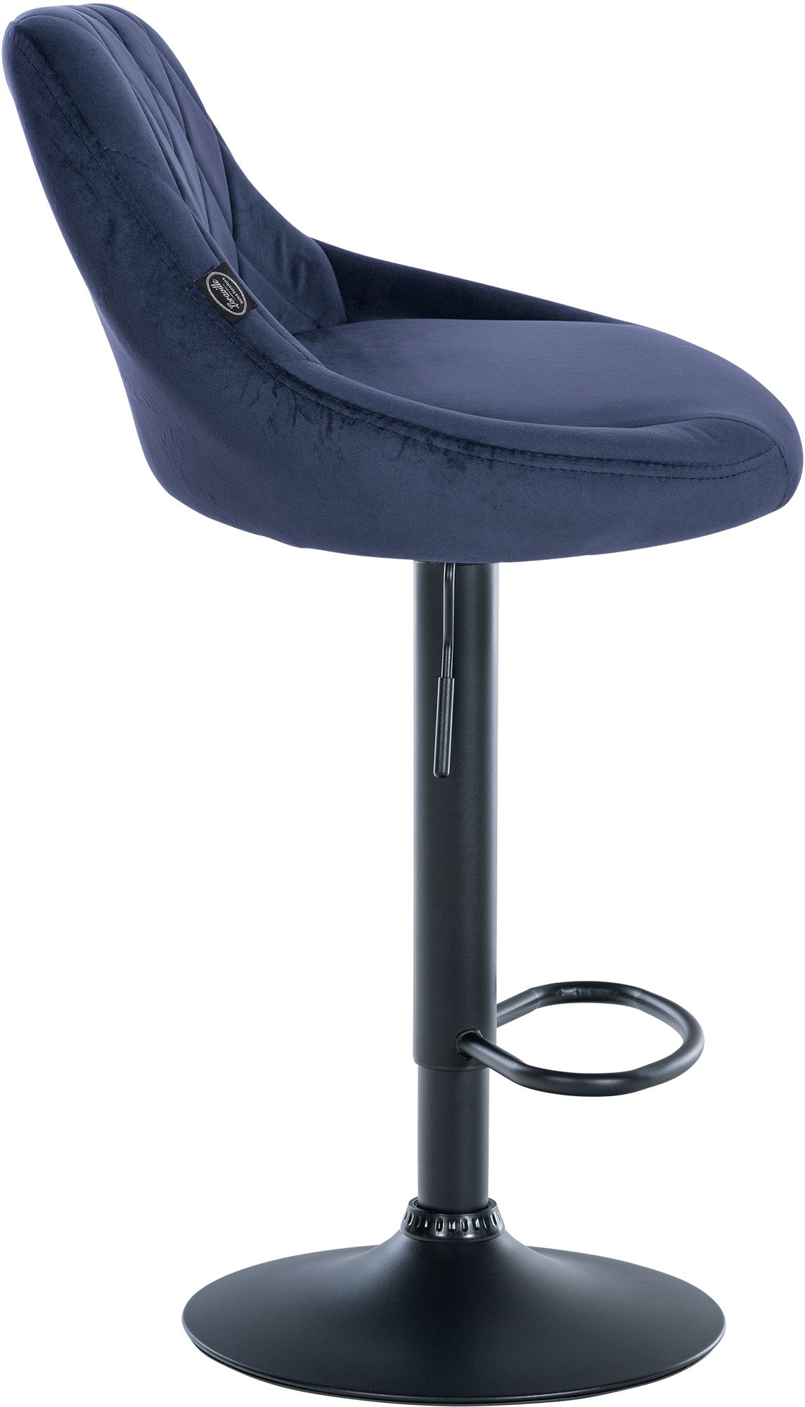 Set di 2 sgabelli da bar Lazio Velvet