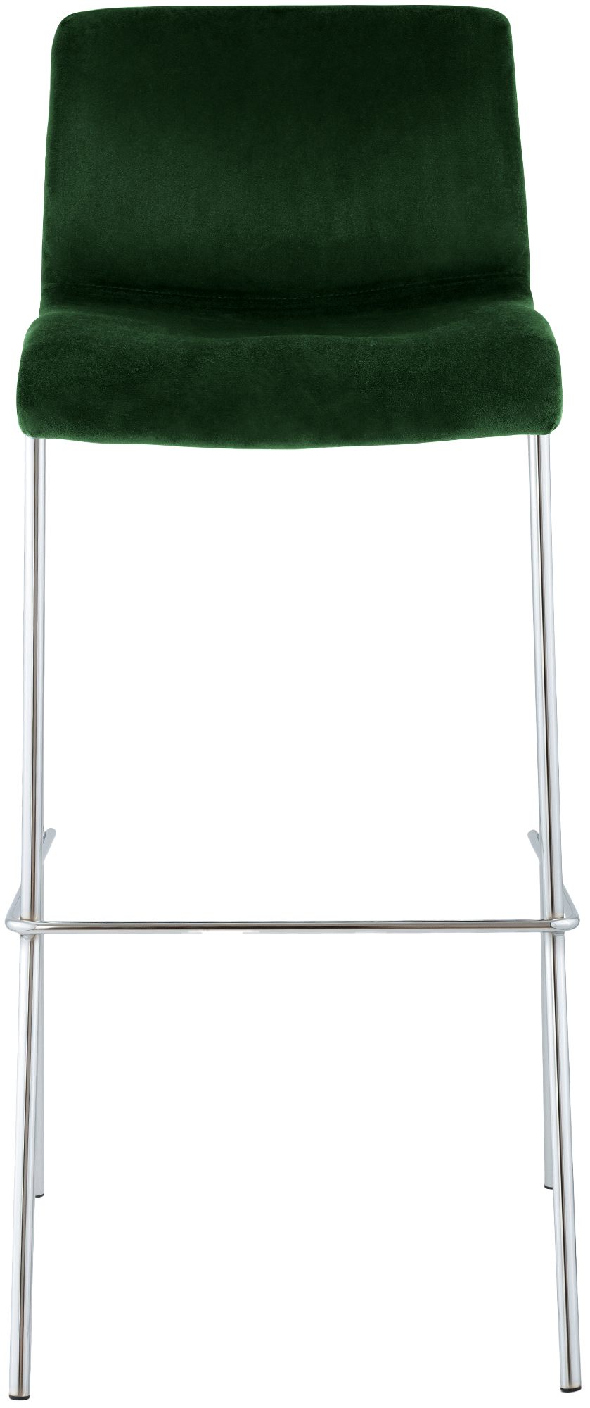 Sgabello da Bar Hover, Velluto, Gambe Cromate