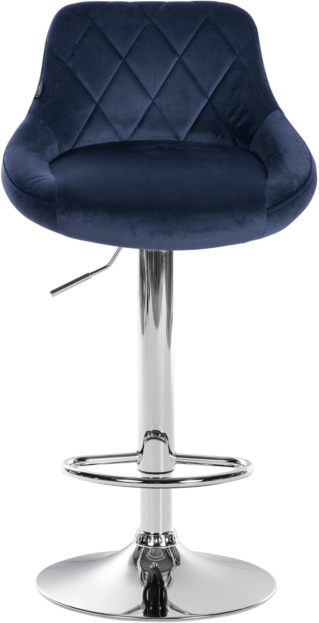 Set di 2 sgabelli da bar Lazio Velvet