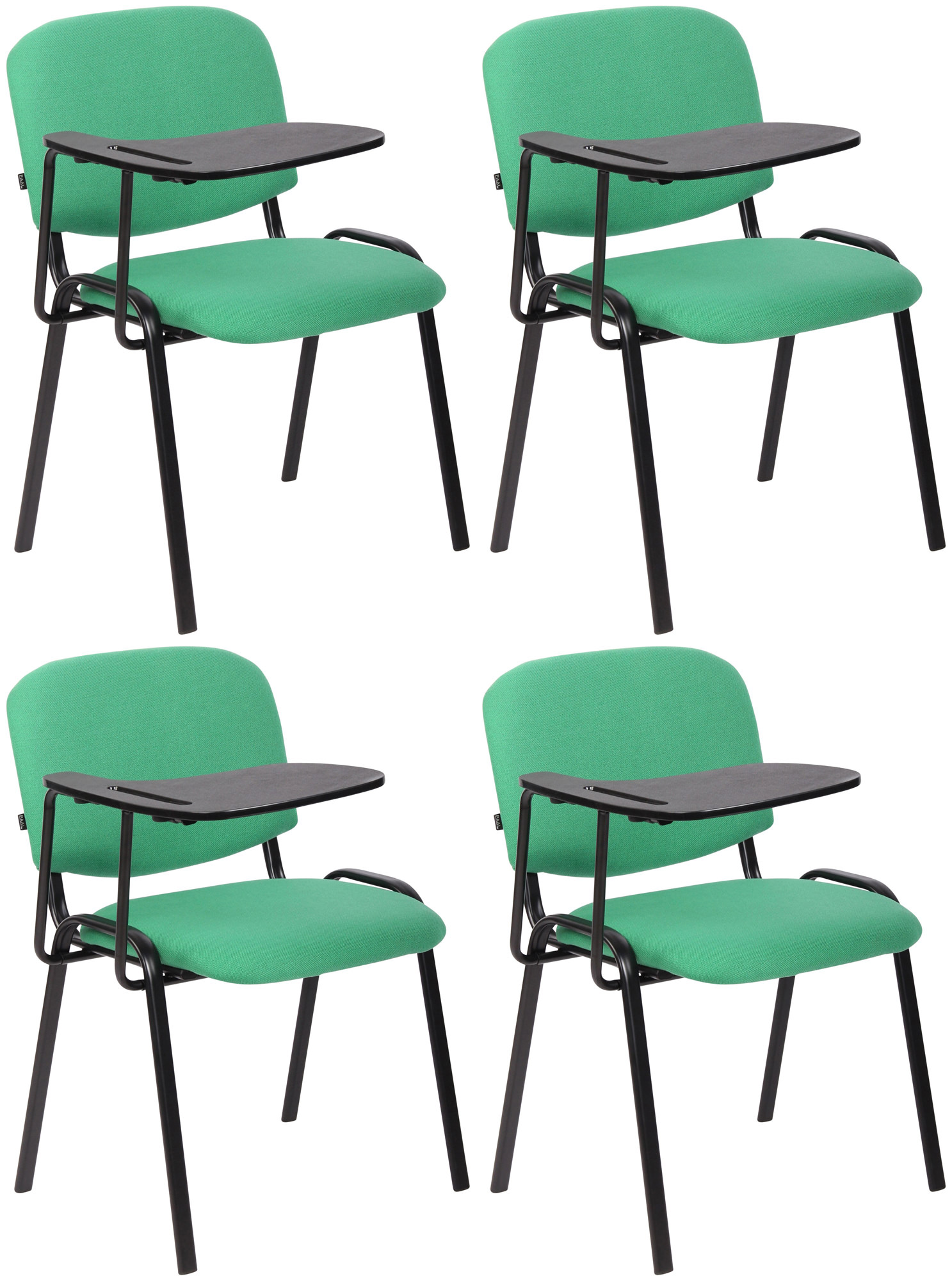 Set di 4 sedie Ken in tessuto con tavolo pieghevole
