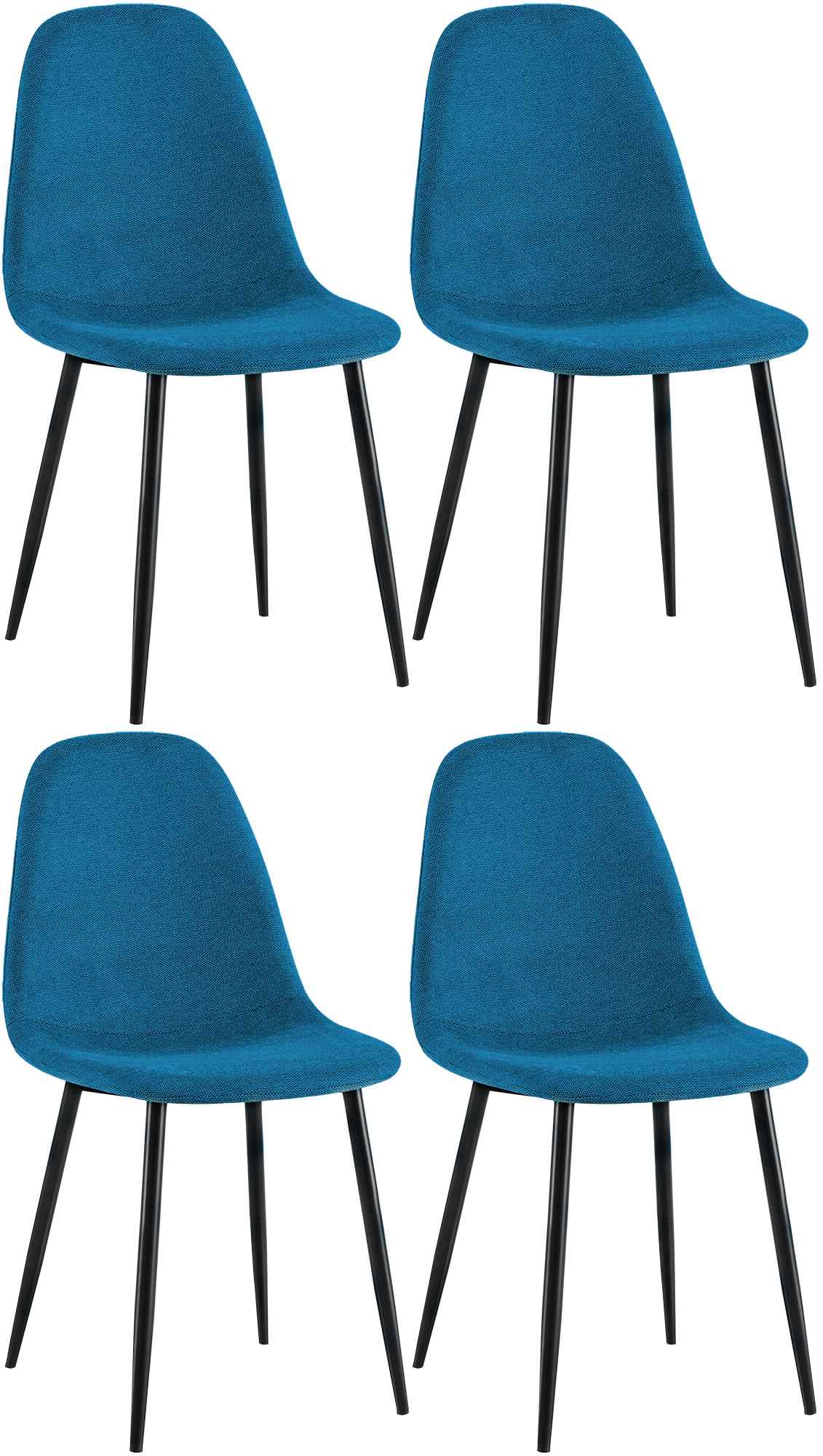Set di 4 sedie da pranzo Napier