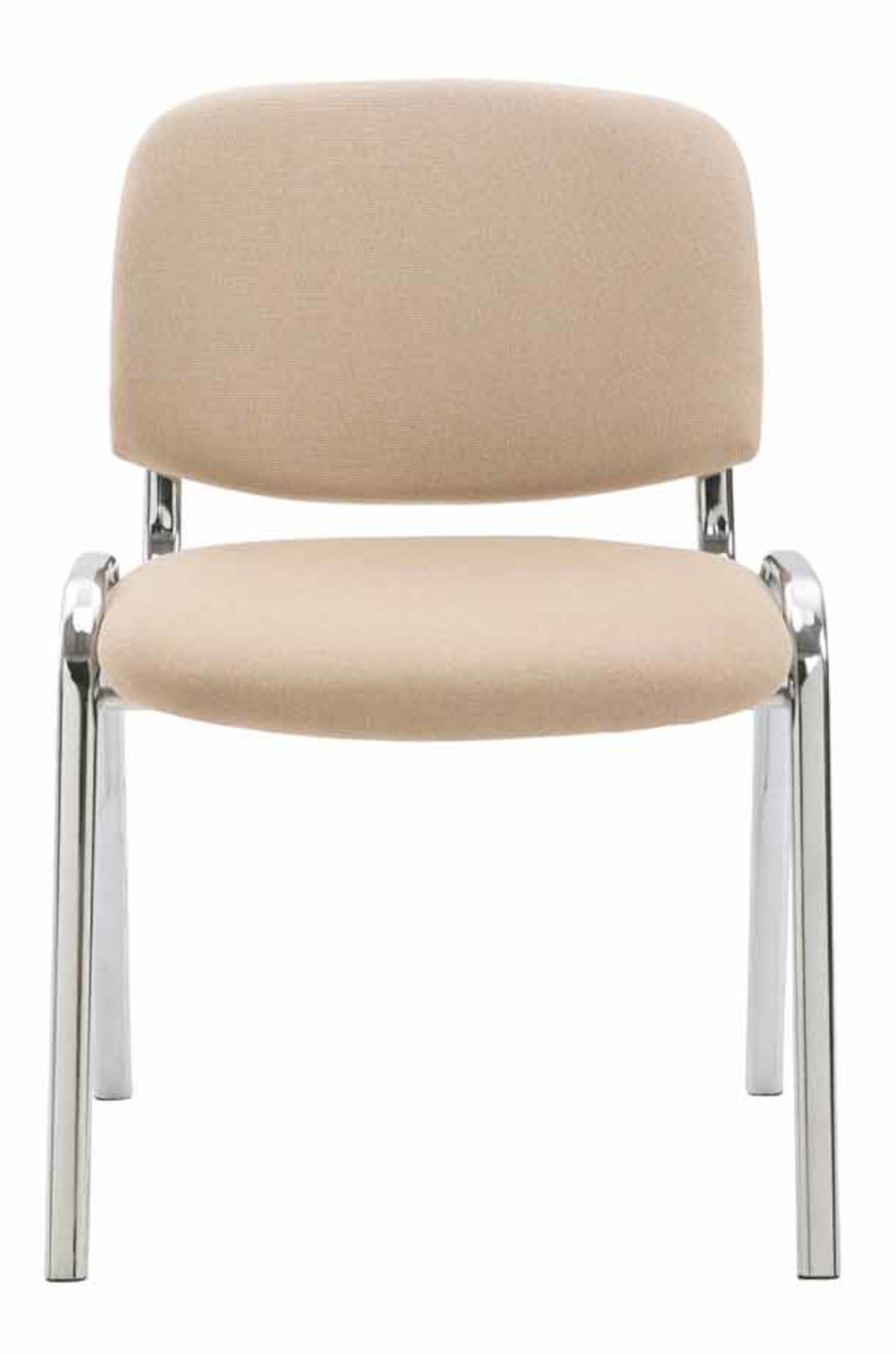 Set di 4 sedie Ken Chrome in tessuto