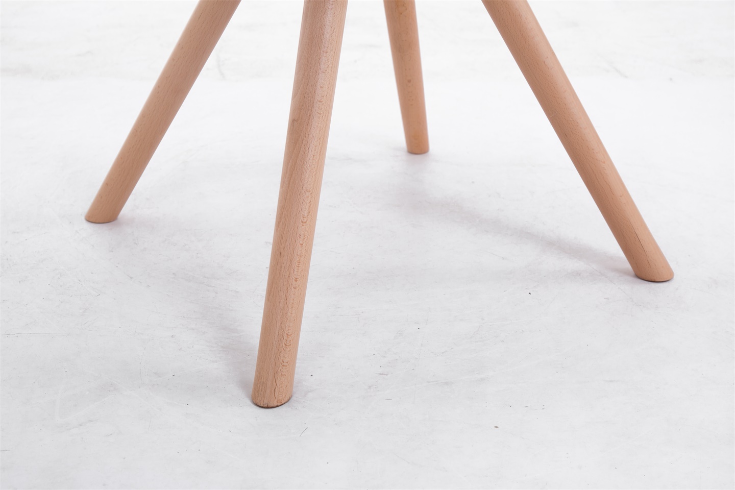 Sedia Toulouse in stoffa gambe tonde