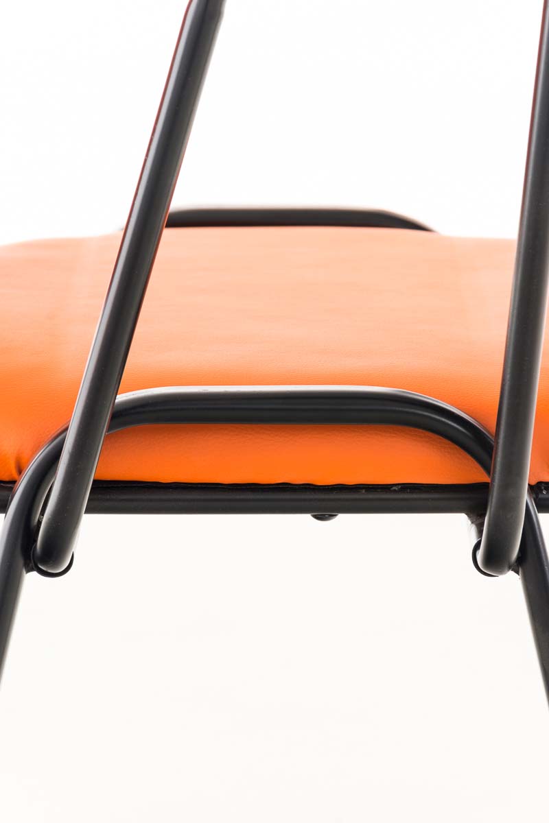 Sedia Ken in similpelle con tavolino ribaltabile