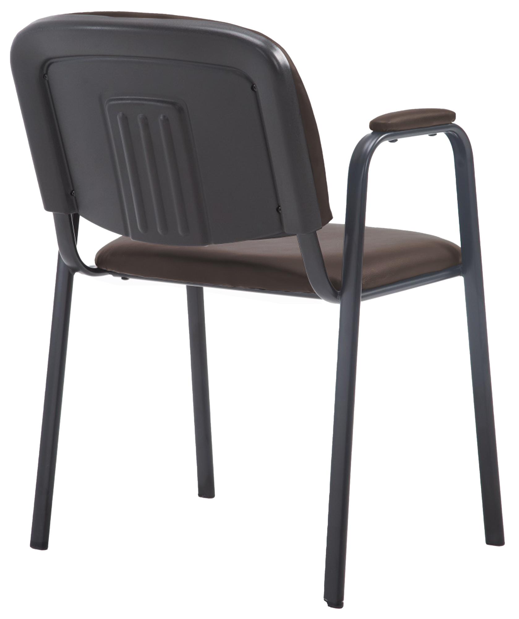 Sedia impilabile Ken Pro in ecopelle