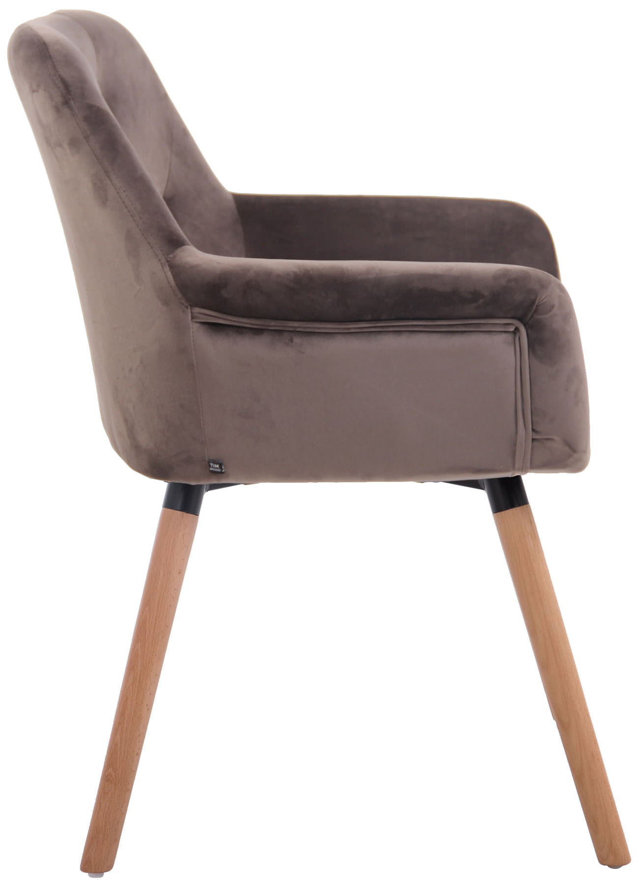 Sedia design Cassidy in velluto