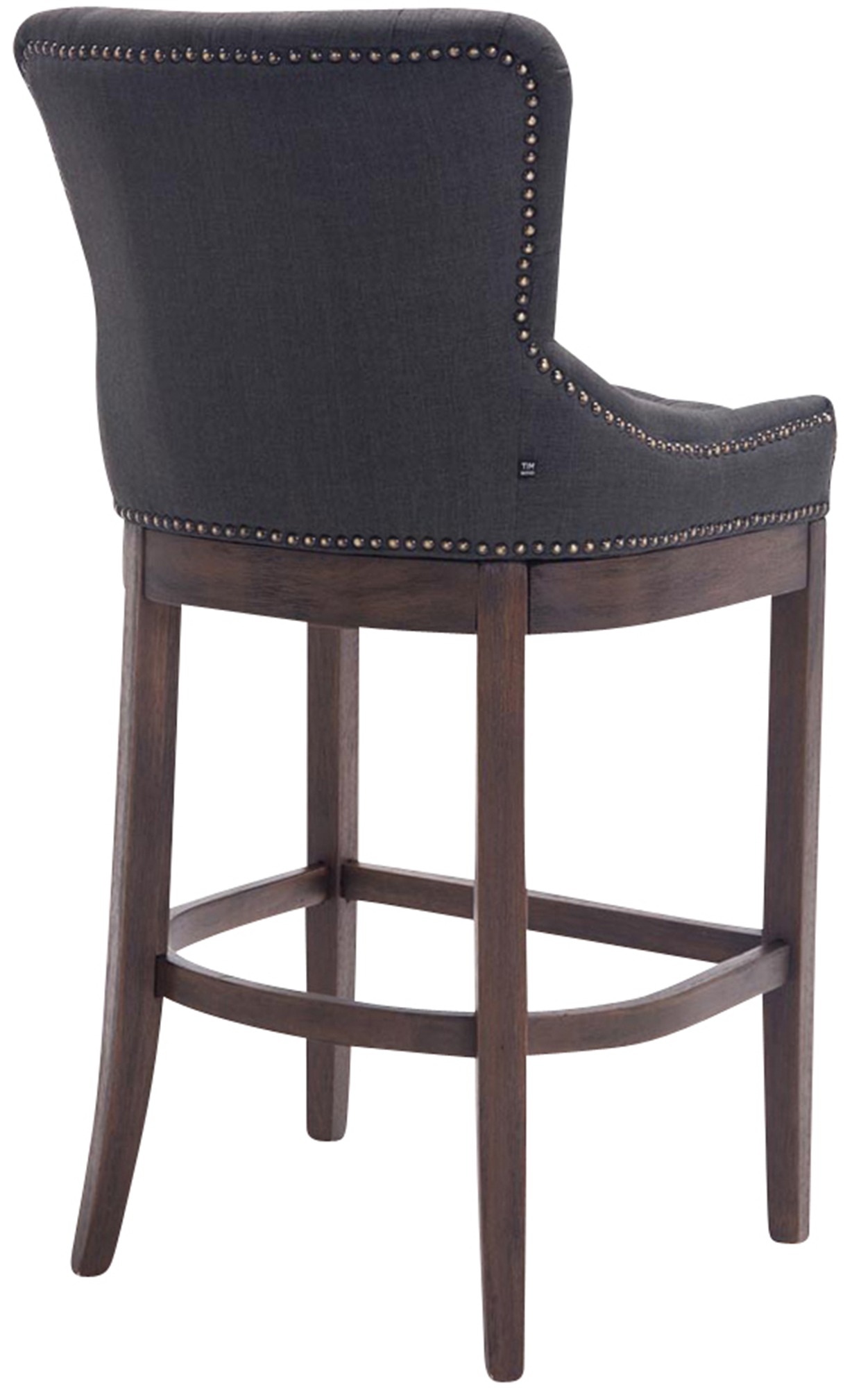 Sgabello Lakewood stoffa antico-scuro