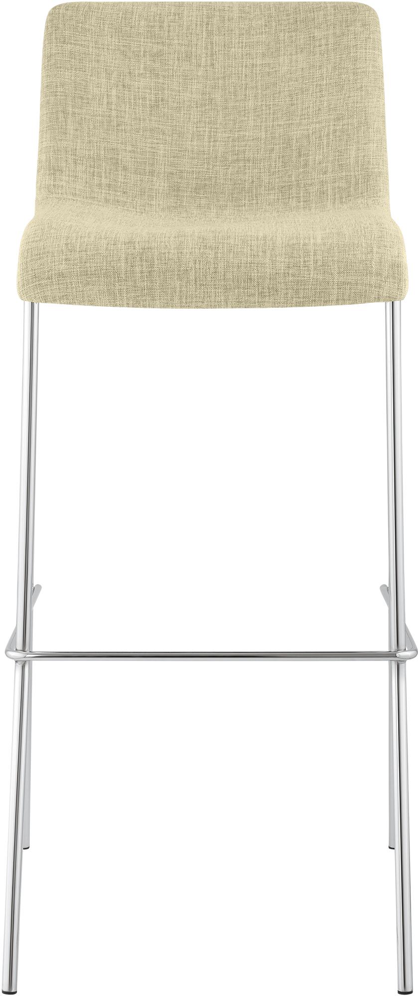 Set da 2 sgabelli da bar Hover in tessuto con base a 4 gambe