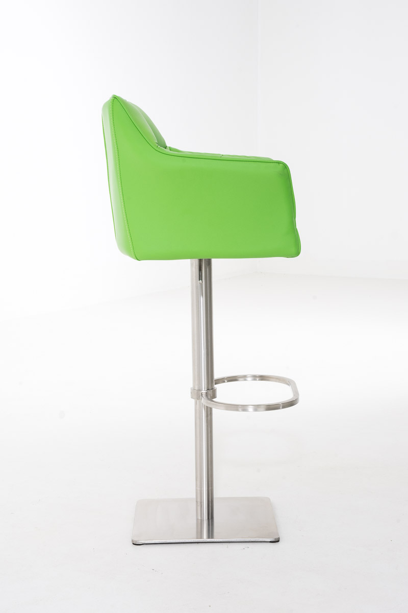 Sgabello da bar Damaso con rivestimento in similpelle