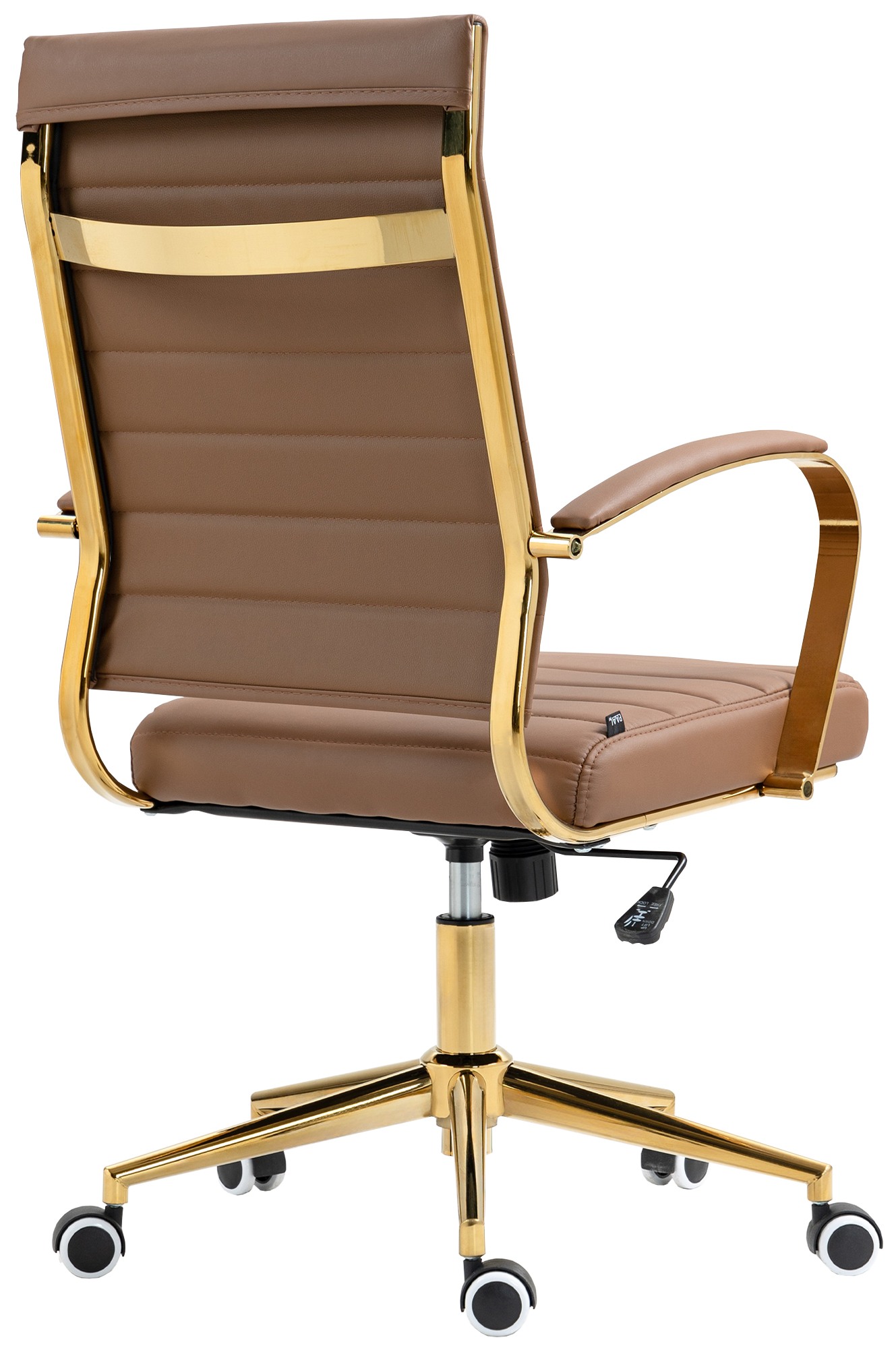Sedia da ufficio in similpelle Havanna