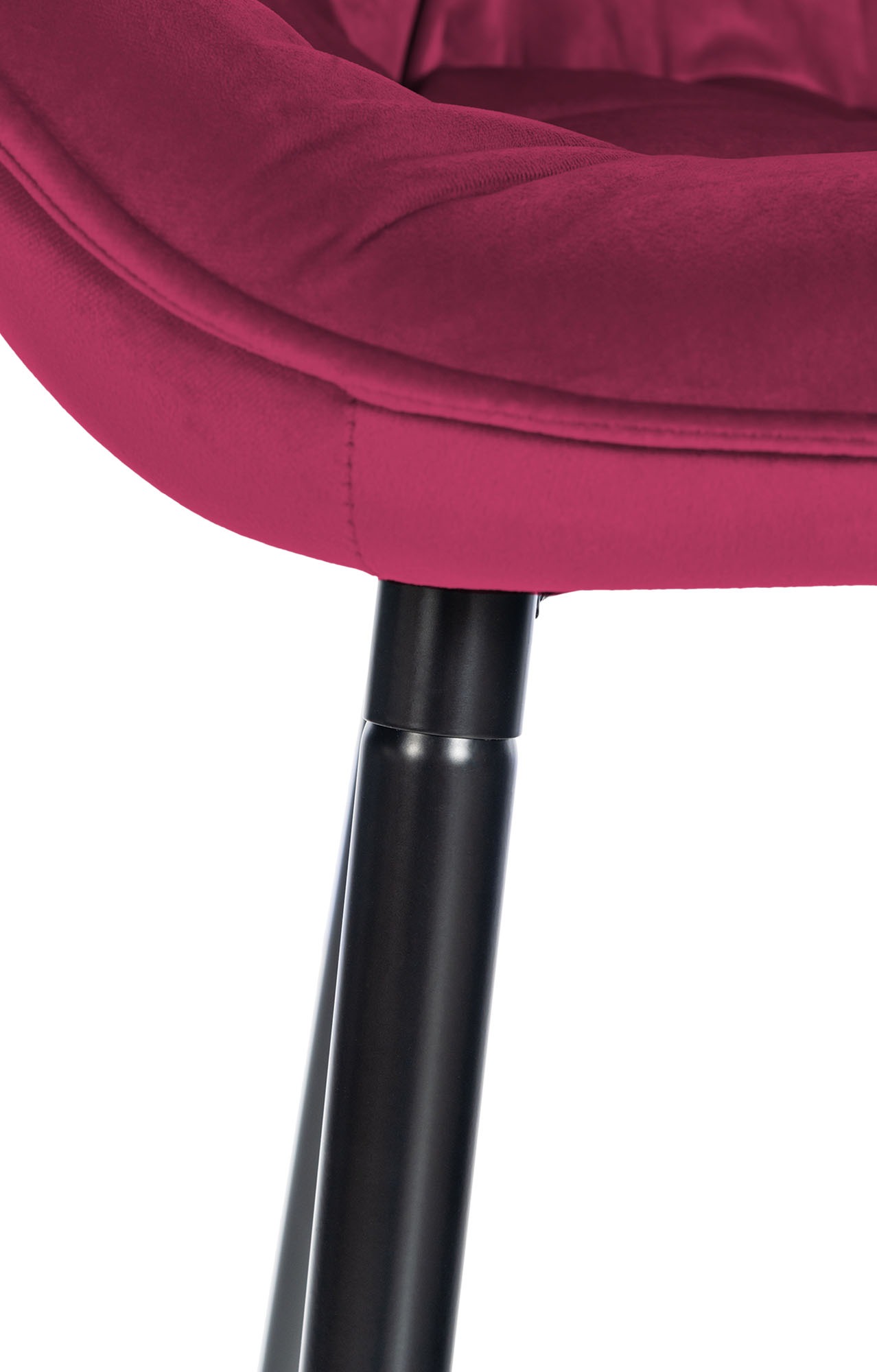 Sgabello da bar Gibson in velluto altezza seduta 76 cm
