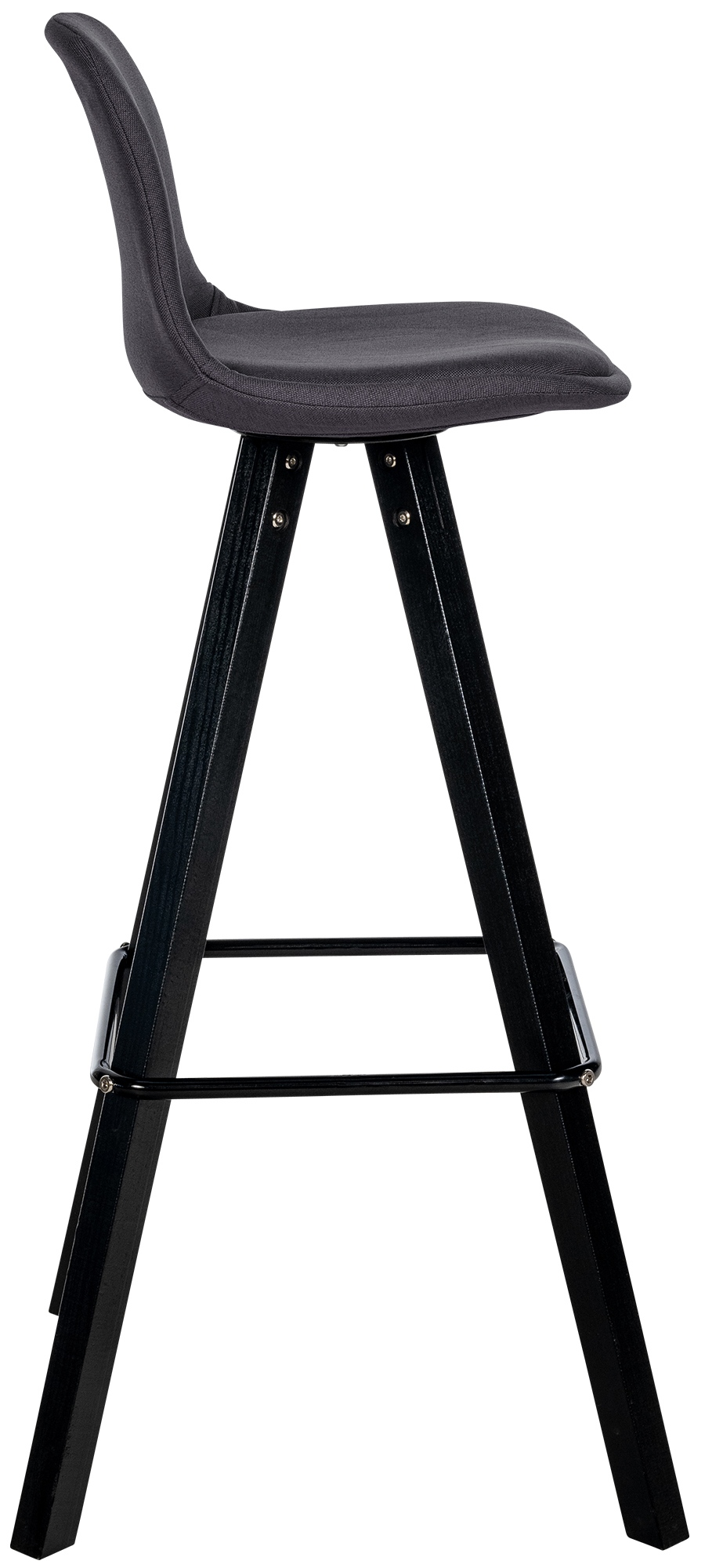 Set di 2 sgabelli da bar Corbin Tessuto Square