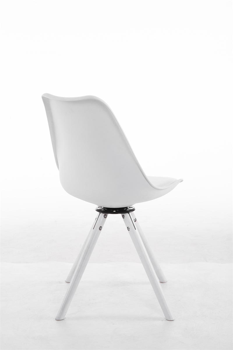Sedia design Troyes Girevole Similpelle Rotondo