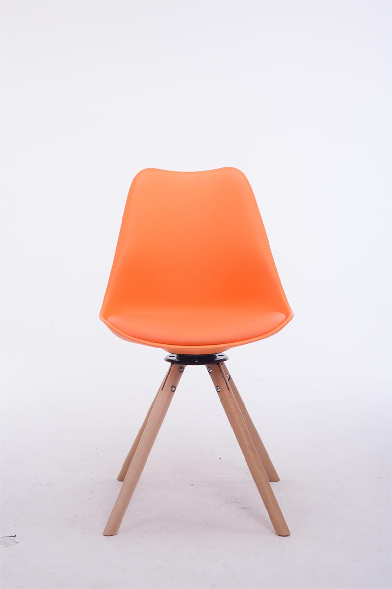 Sedia design Troyes Girevole Similpelle Rotondo