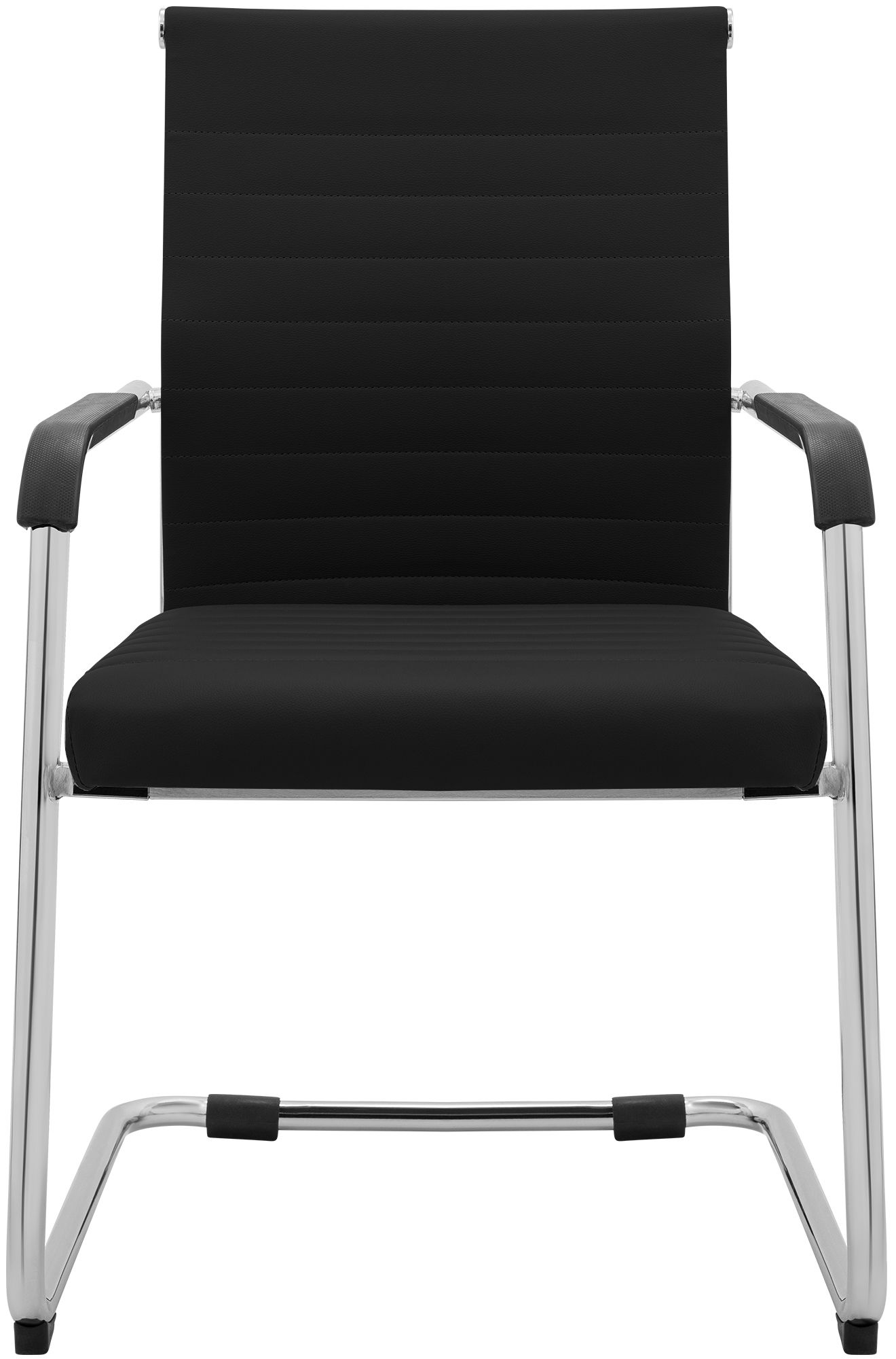 Sedia cantilever Hakon in similpelle