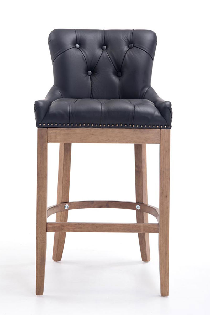 Set 2 sgabelli Lakewood in vera pelle
