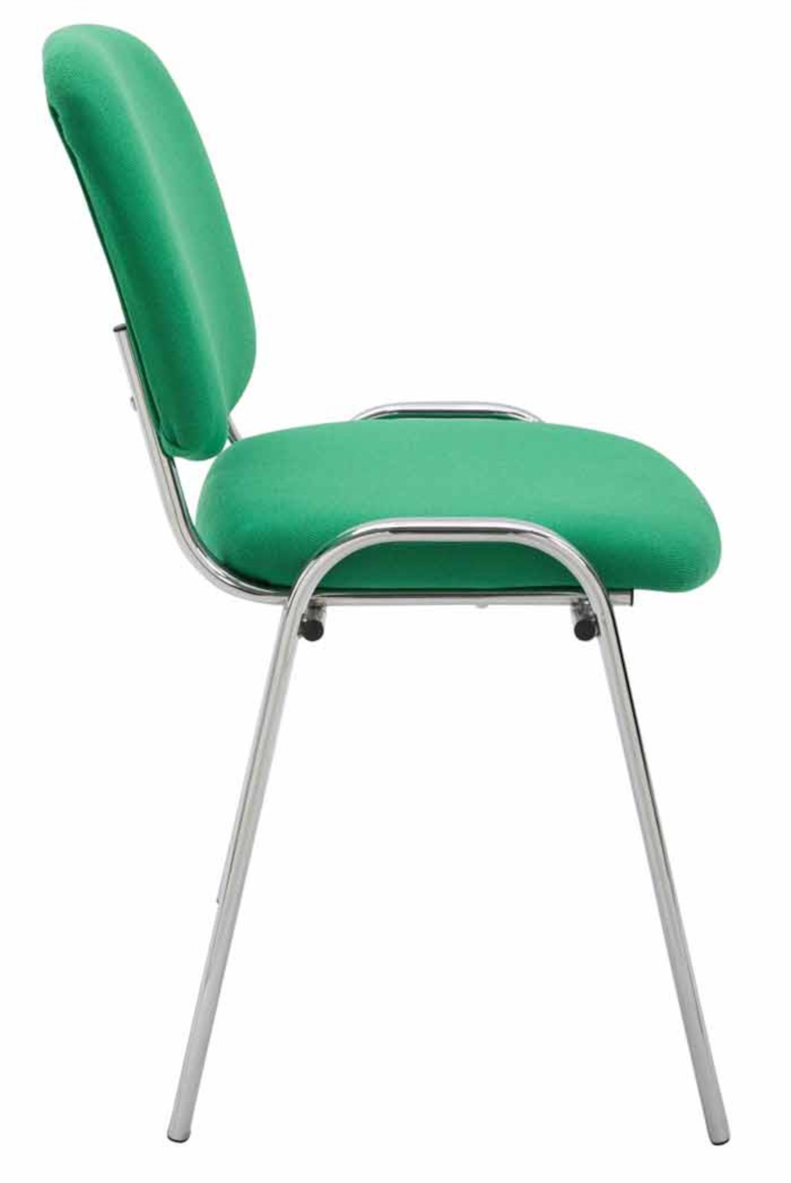 Set di 4 sedie Ken Chrome in tessuto