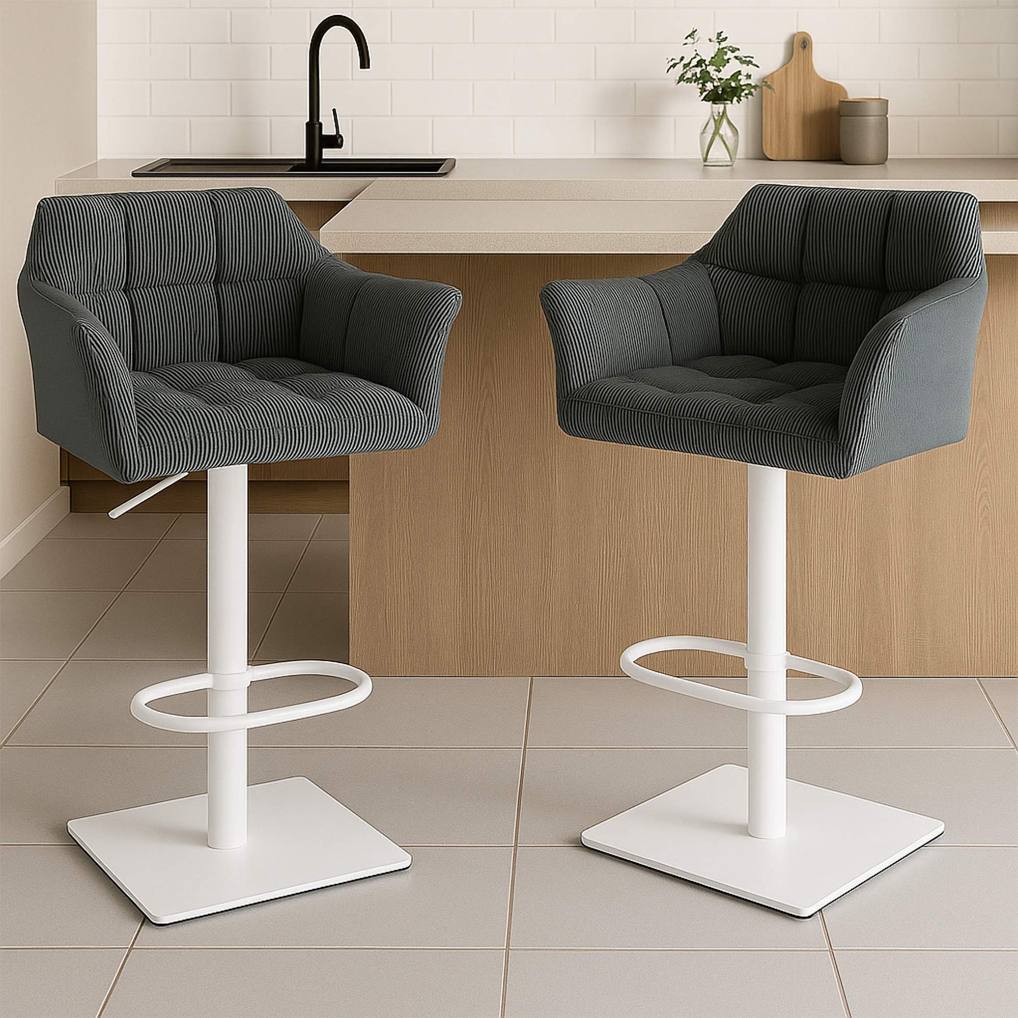 Sgabello Bar Damaso Cord