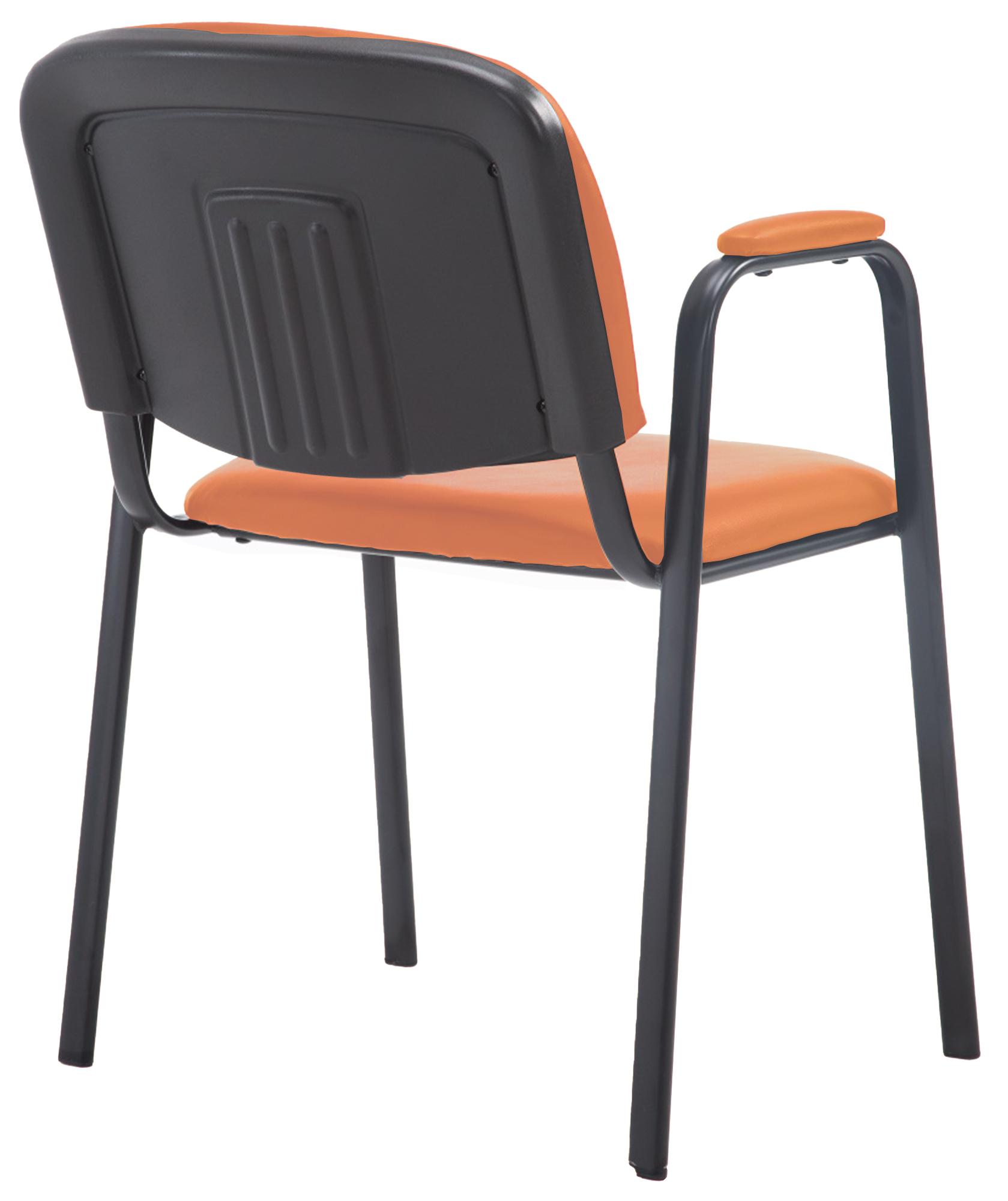 Sedia impilabile Ken Pro in ecopelle