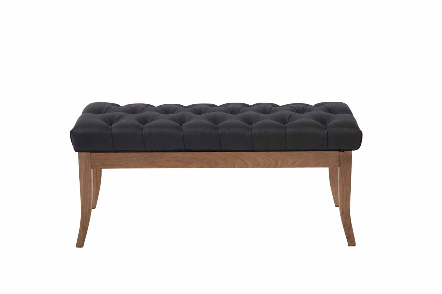 Panca design RAMSES in legno chiaro antico tessuto