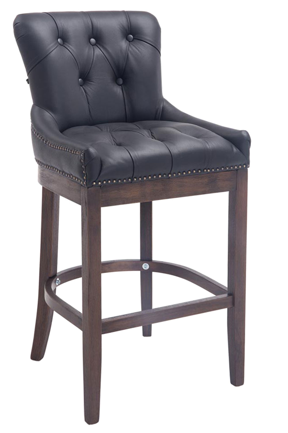 Set 2 sgabelli Lakewood in vera pelle