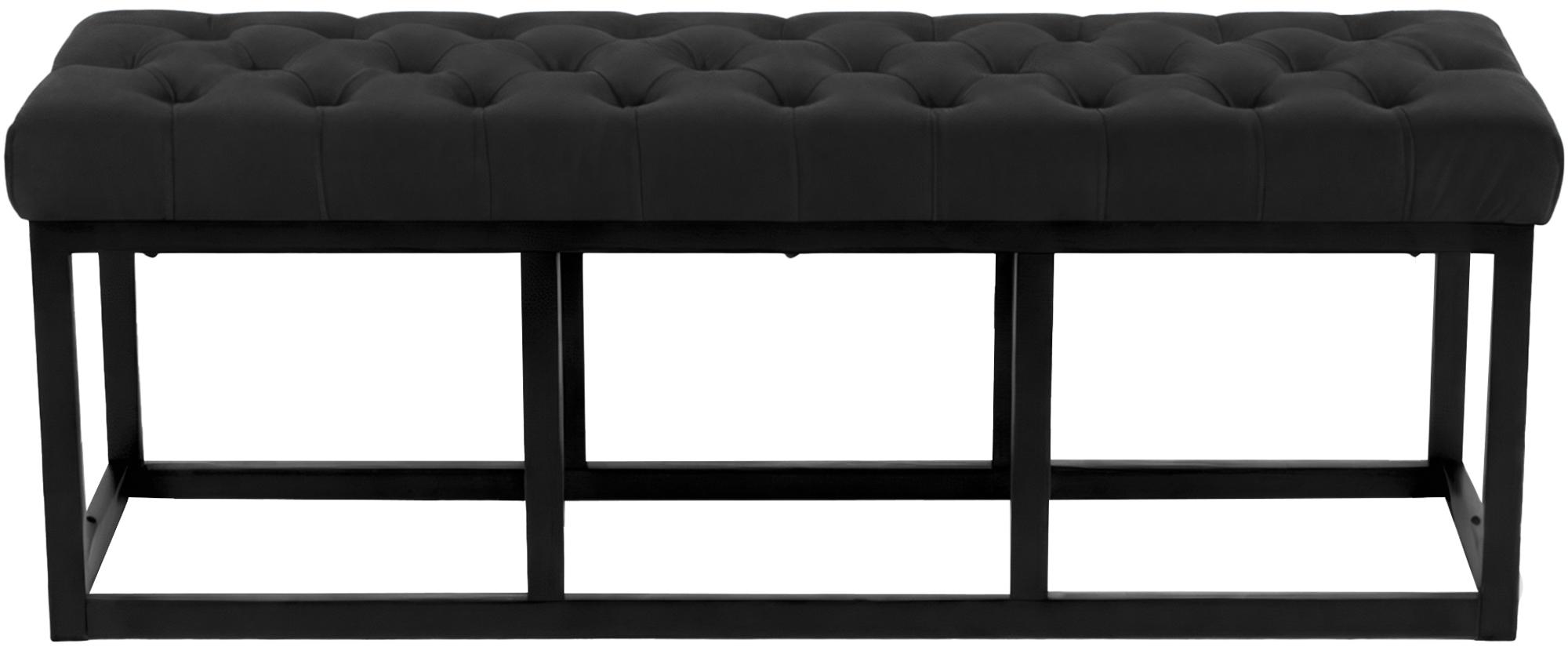 Panca Polson Velluto Nero