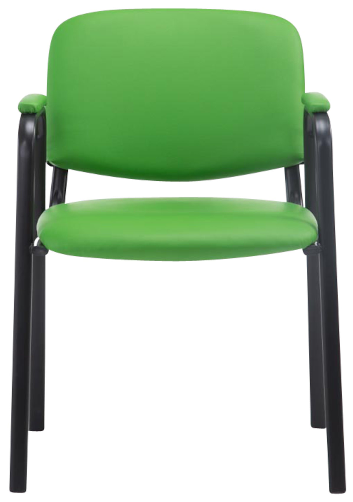 Set di 4 Sedie Impilabili Ken Pro in Ecopelle