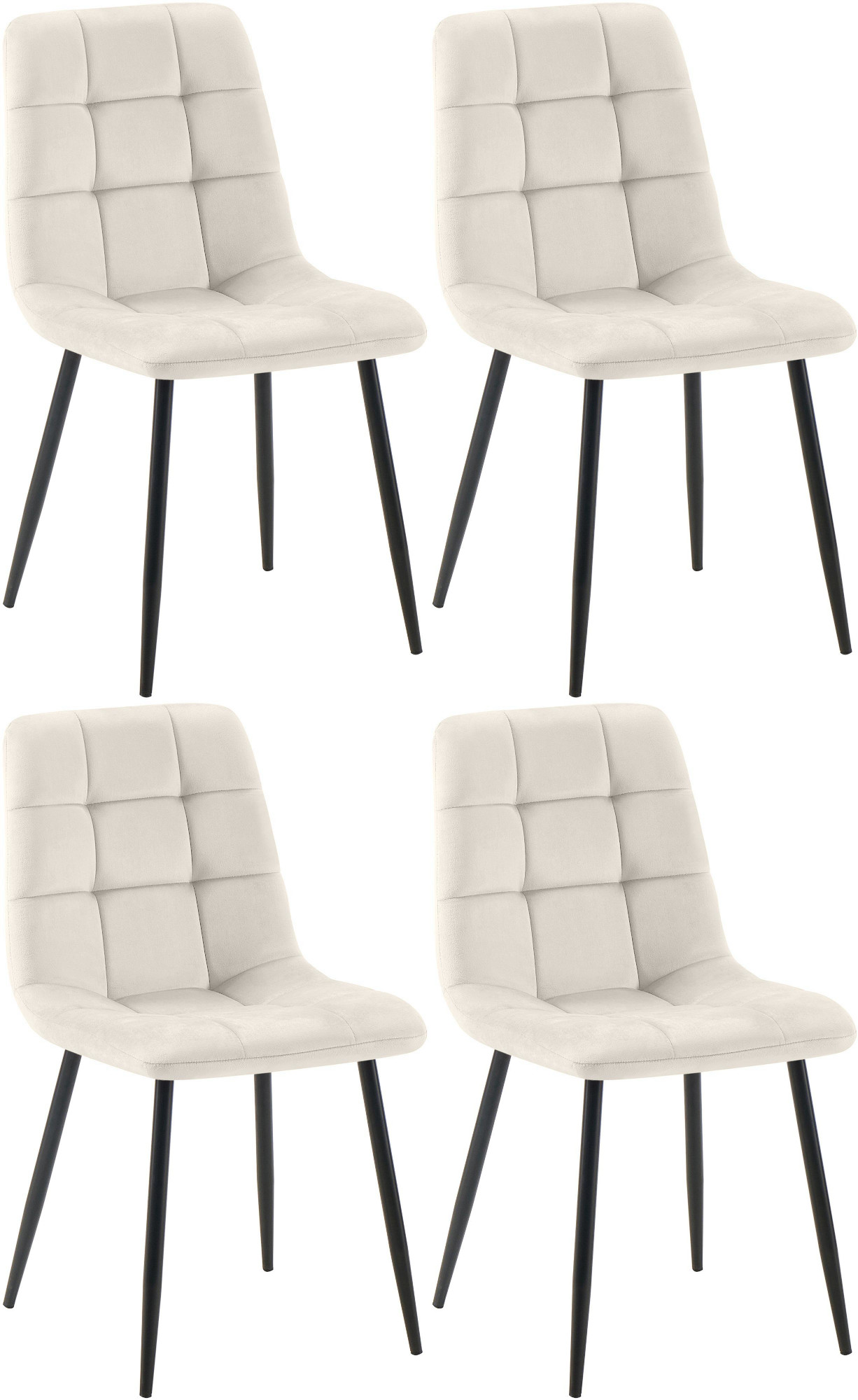 Set di 4 sedie da pranzo Tilde
