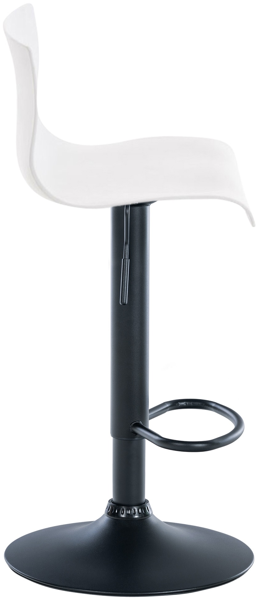 Sgabello Hover in polipropilene e metallo