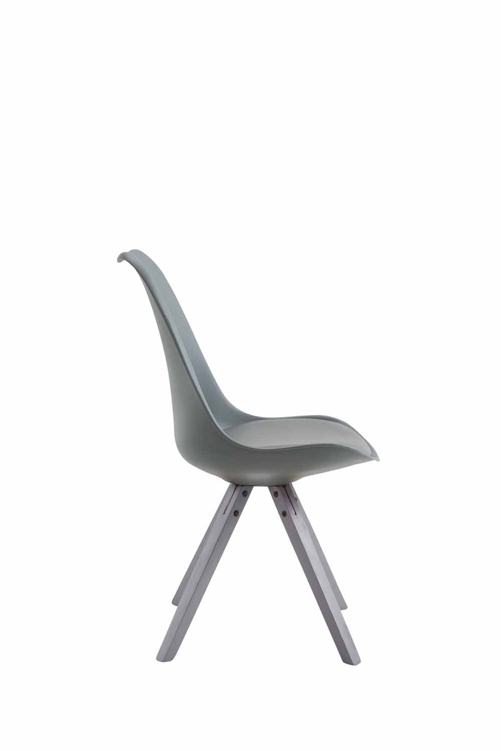Sedia Toulouse in similpelle gambe quadrate