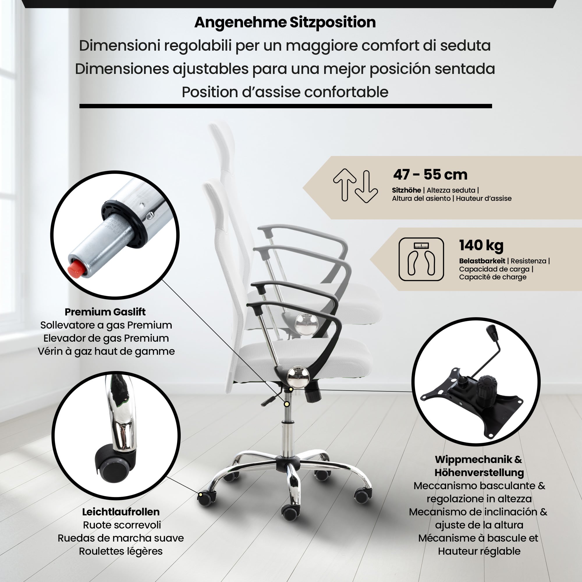 Sedia da Ufficio Washington