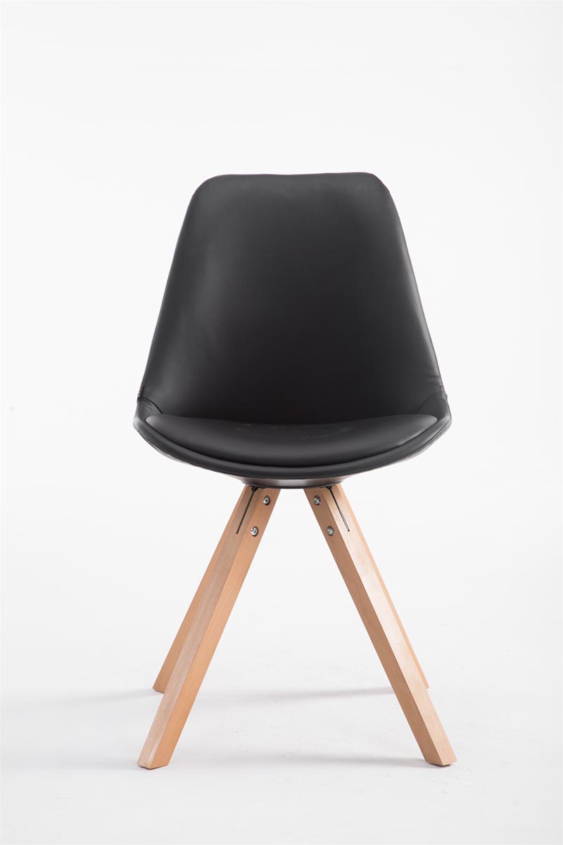 Sedia pranzo Laval in similpelle gambe quadrate