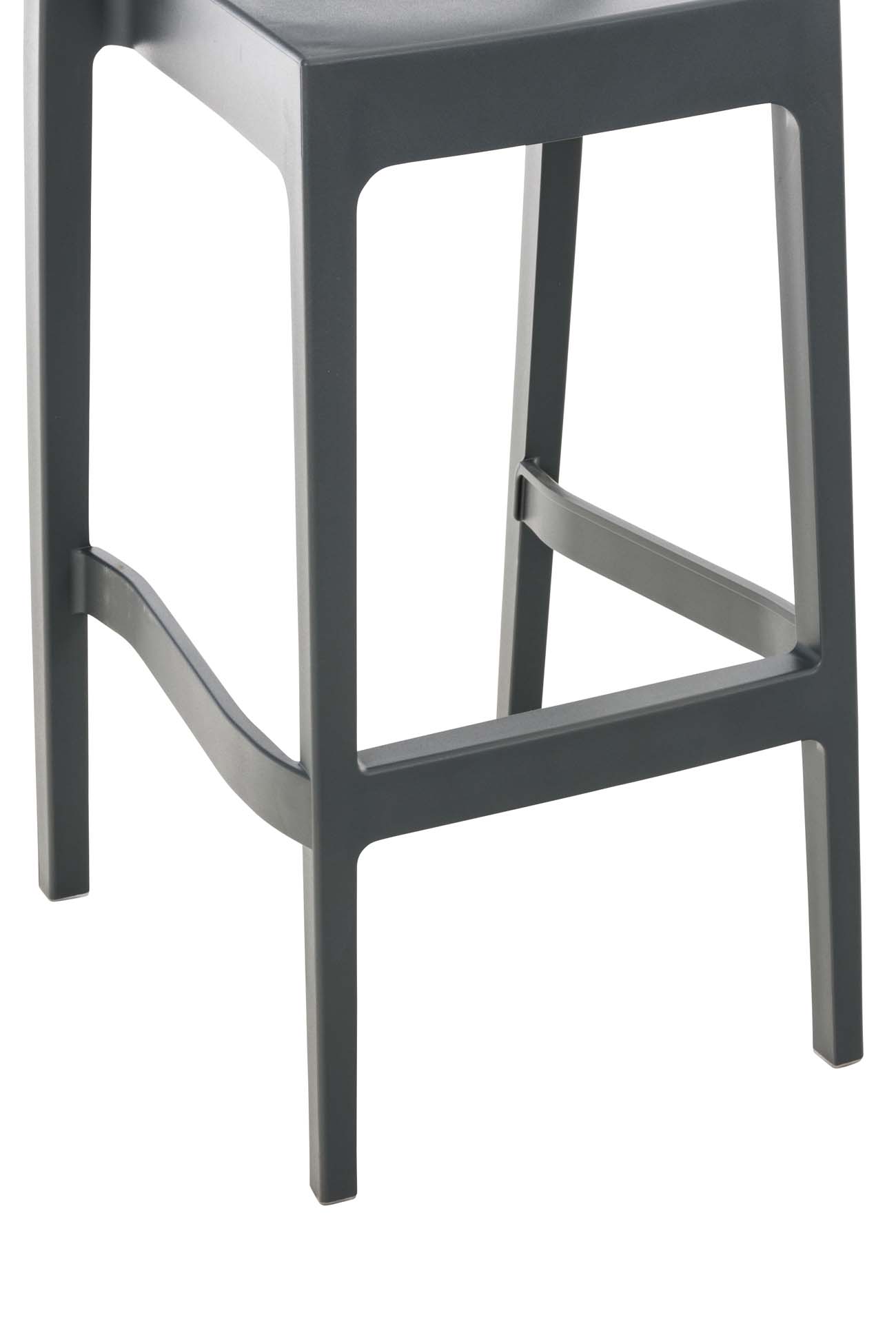 Set da 4 sgabelli da bar Maya in plastica
